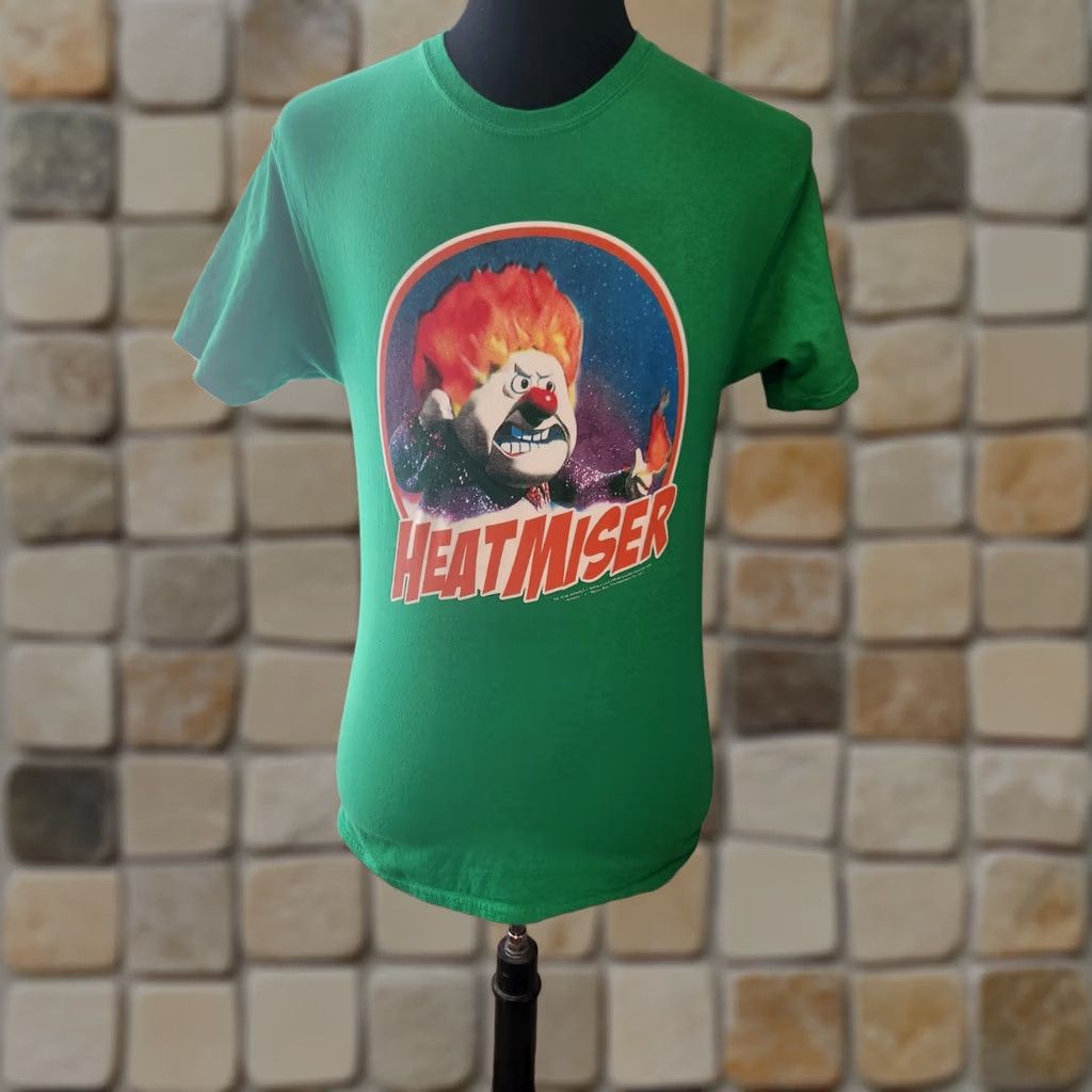 Fruit Of The Loom THE YEAR WITHOUT A SANTA CLAUS Christmas T-Shirt MENS Size M Heat Miser Green Size US M / EU 48-50 / 2 - 1 Preview