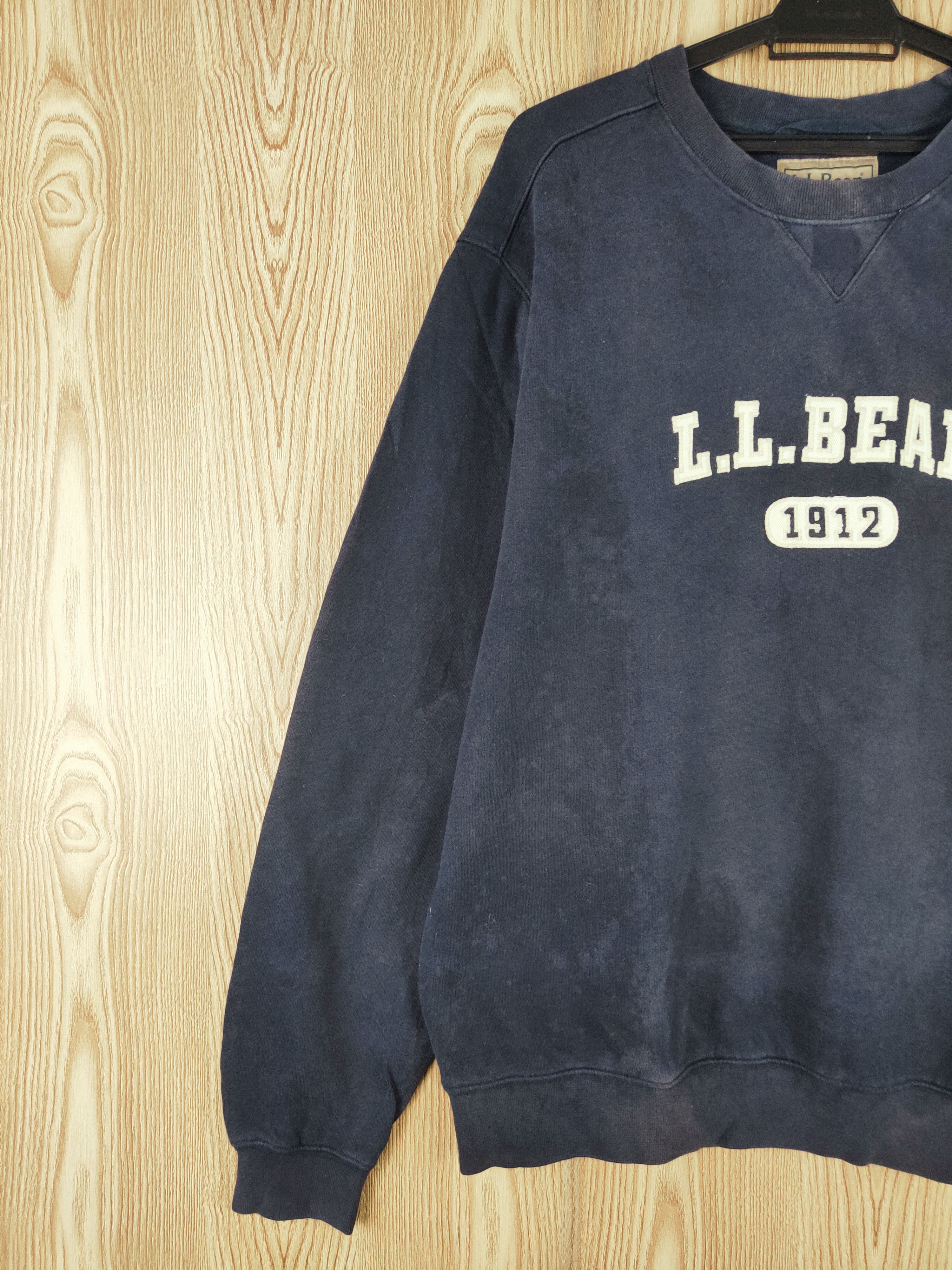 L.L. Bean × Vintage Very rare Stuff 🔥 L.L.Bean Navy Sweatshirts Size US L / EU 52-54 / 3 - 3 Thumbnail