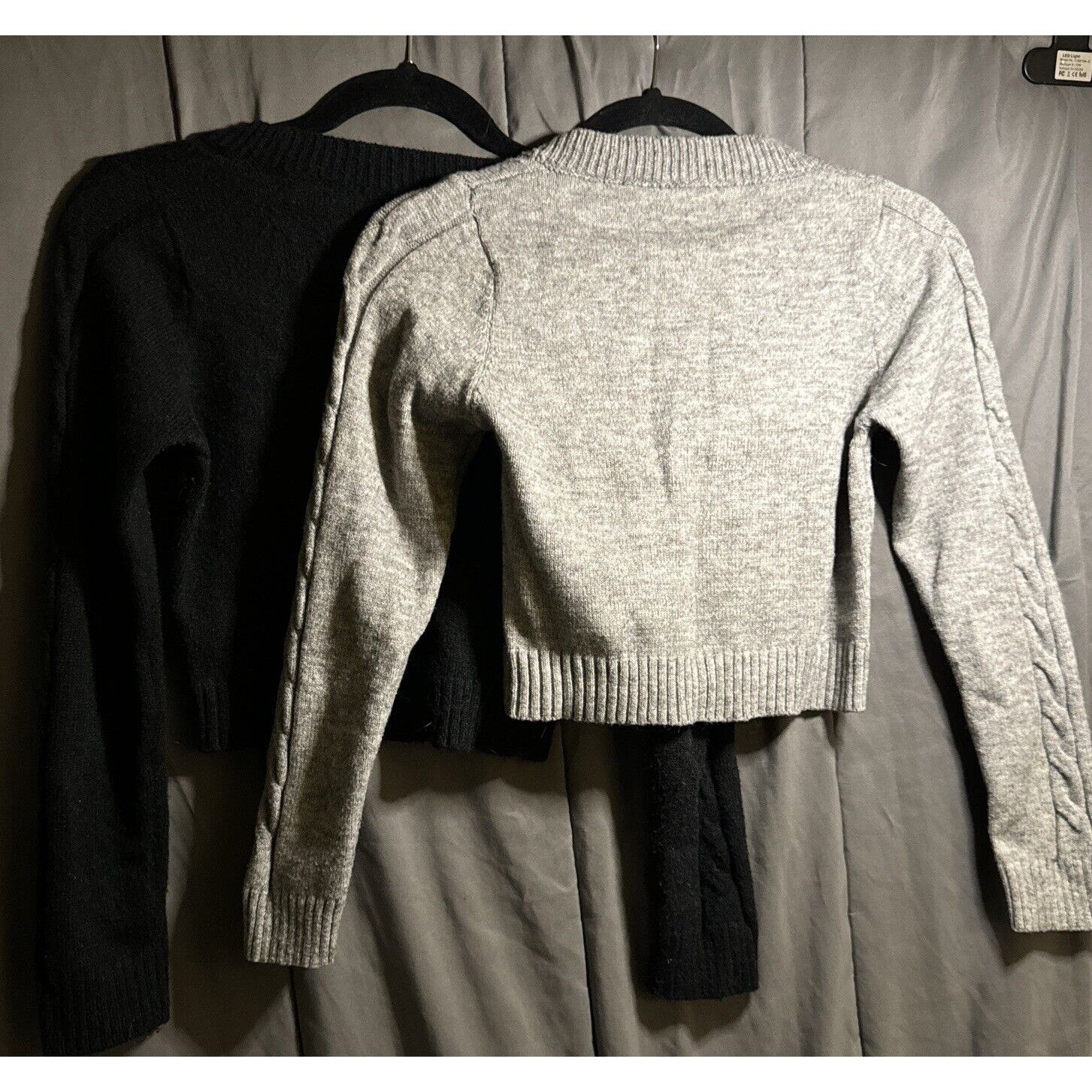 Shein SHEIN Long Sleeve Crop Cable Knit Sweater Womens S Lot Of 2 Size XXS / US 00 / IT 34 - 4 Thumbnail