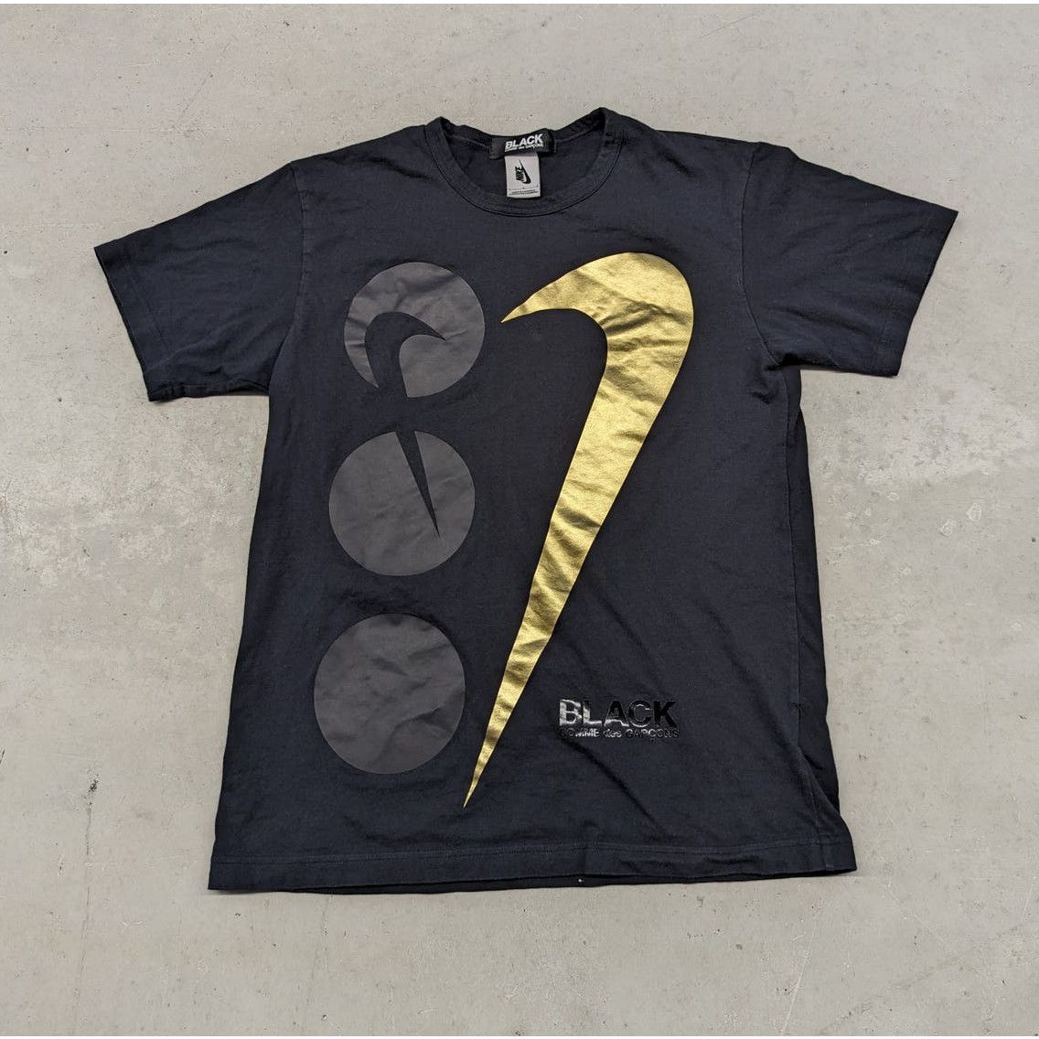 Comme des Garcons Black × Nike Comme Des Garcons BLACK x Nike heart swoosh t-shirt Size US L / EU 52-54 / 3 - 1 Thumbnail