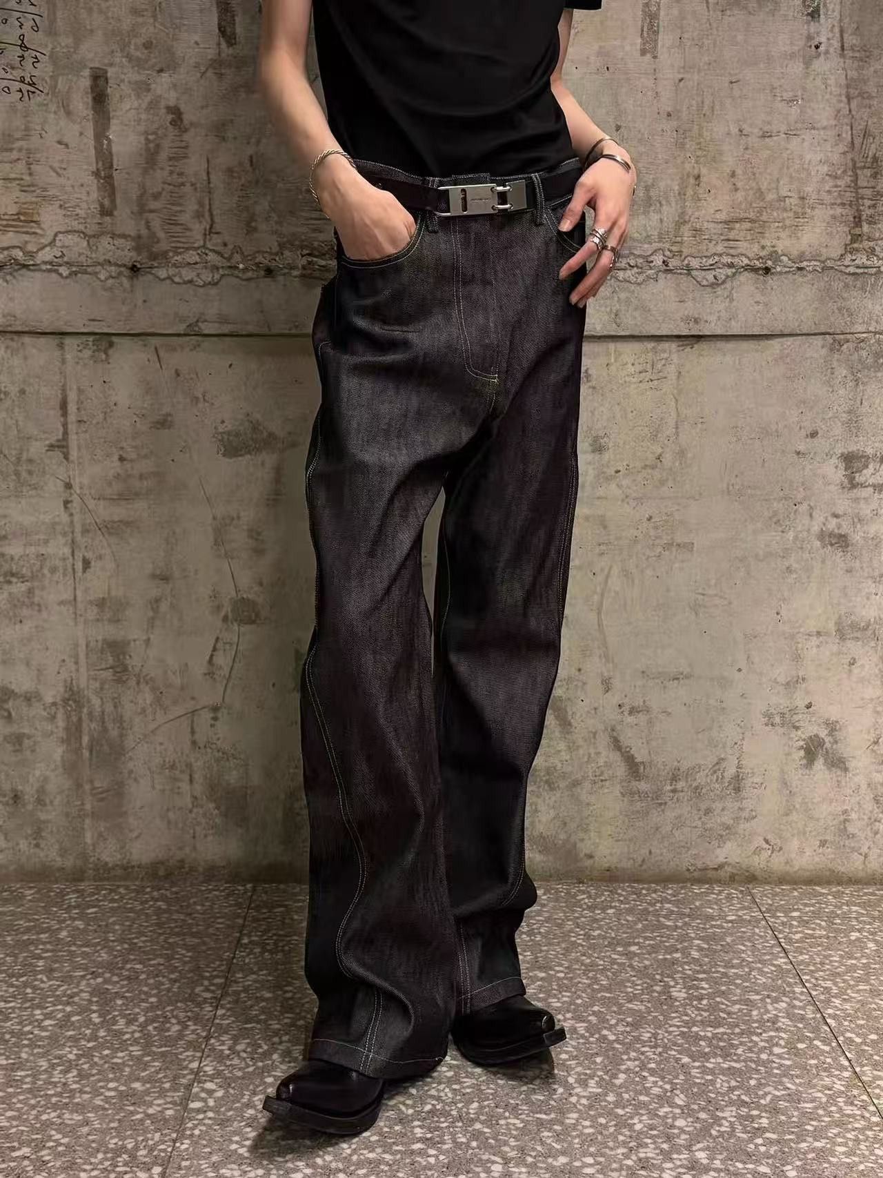 Japanese Brand America straight high-street versatile flared jeans Size US 32 / EU 48 - 1 Thumbnail