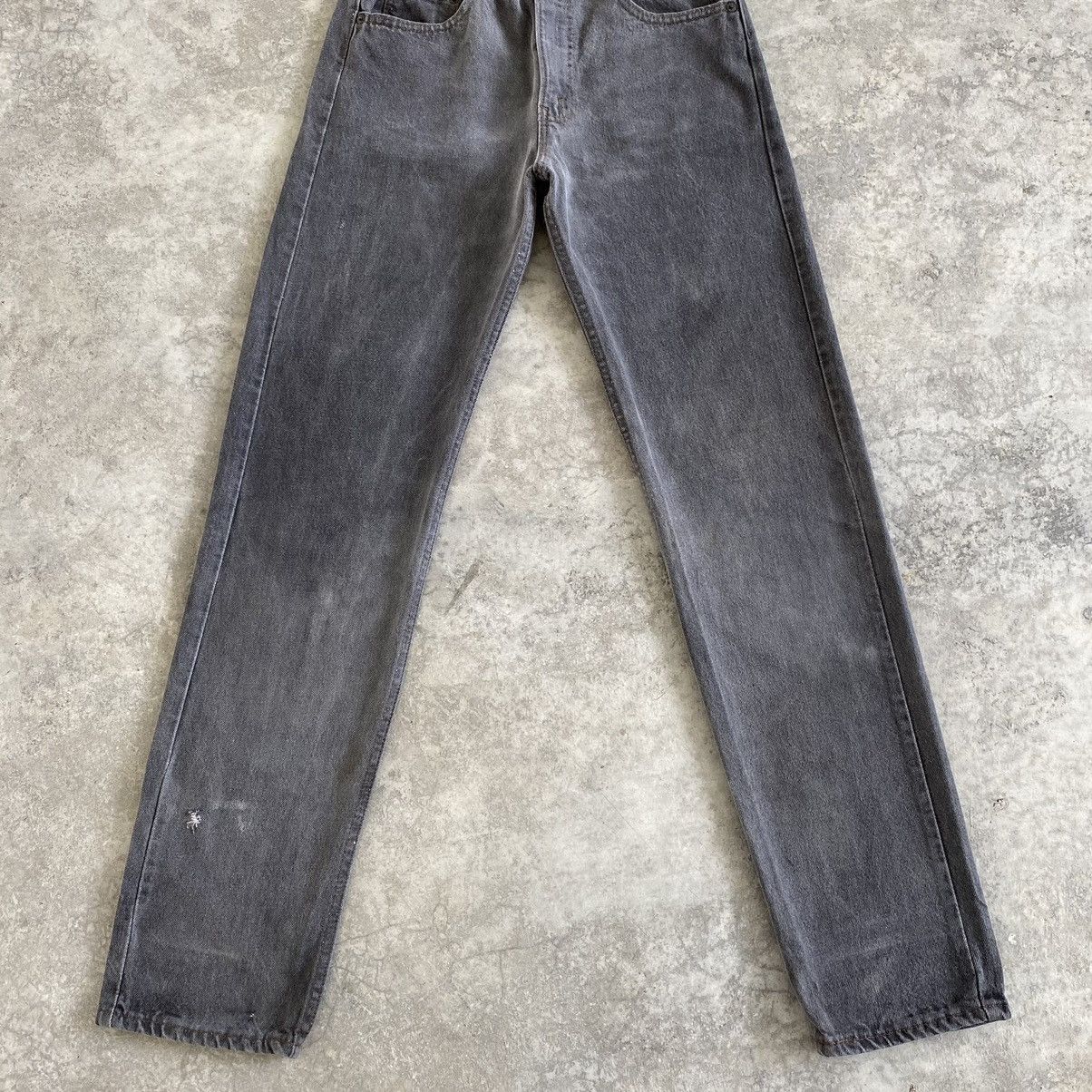 Levi's Size 30x33 Vintage Late 80’s Levis 505 Faded Ash Grey Jeans Size US 30 / EU 46 - 2 Thumbnail
