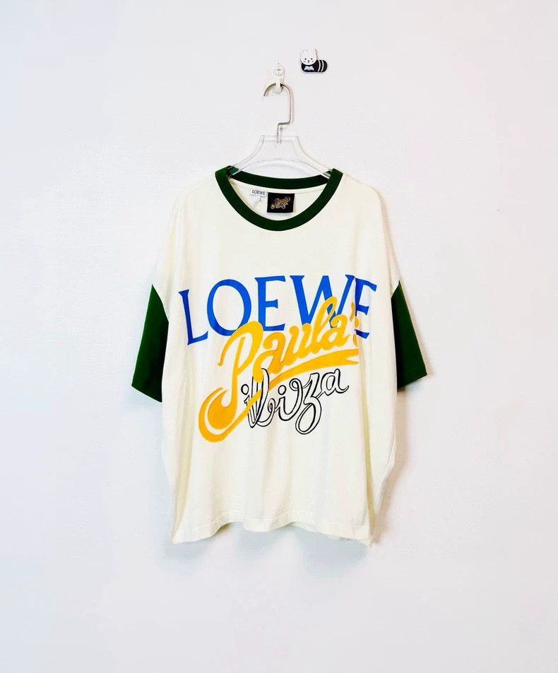 Loewe LOEWE Colorful embroidered letter logo short sleeve T-shir Size M / US 6-8 / IT 42-44 - 1 Thumbnail