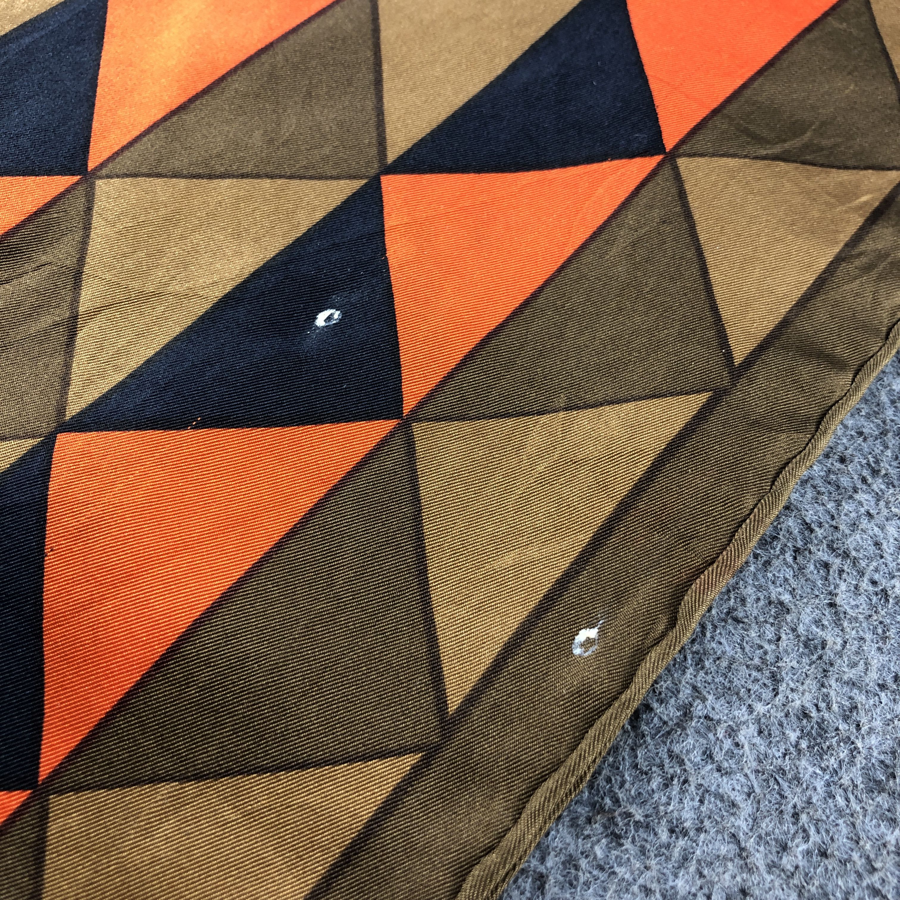 Givenchy Vintage Givenchy Abstract Silk Stole Silk Scarf M1396 Size ONE SIZE - 8 Thumbnail