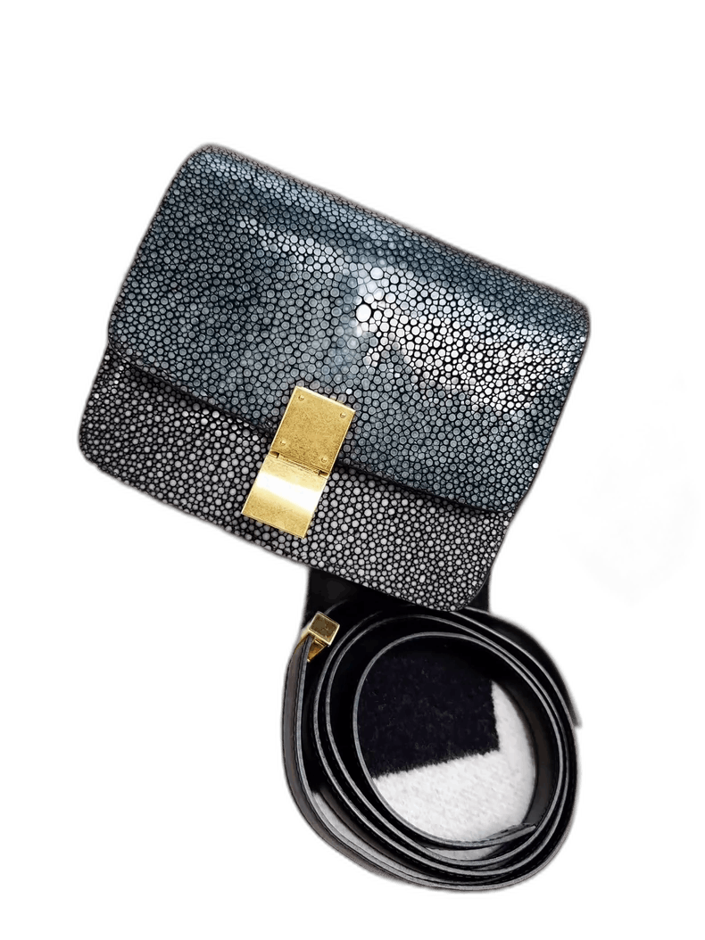 Celine Mini Box Crossbody Bag In Green, Women's