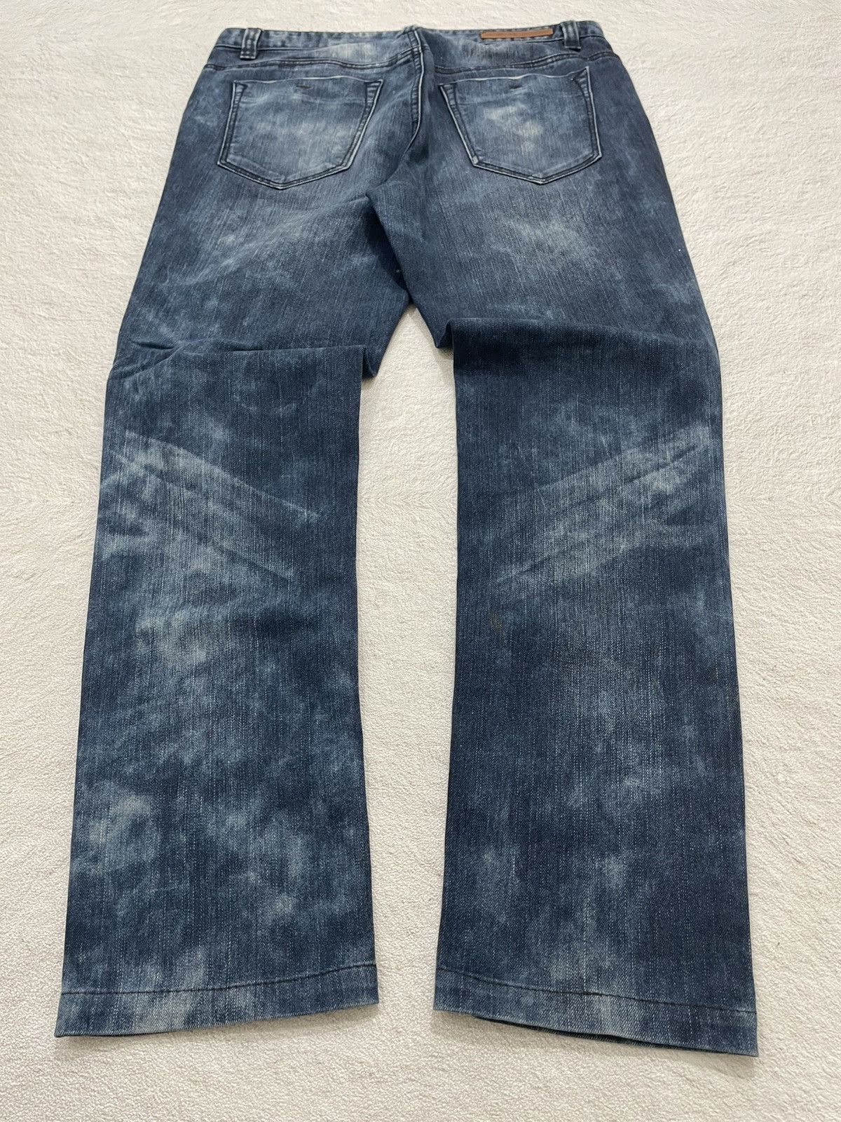 Hysteric Glamour 2000s Vintage Acid Washed Blue Denim Y2K Size US 32 / EU 48 - 6 Thumbnail