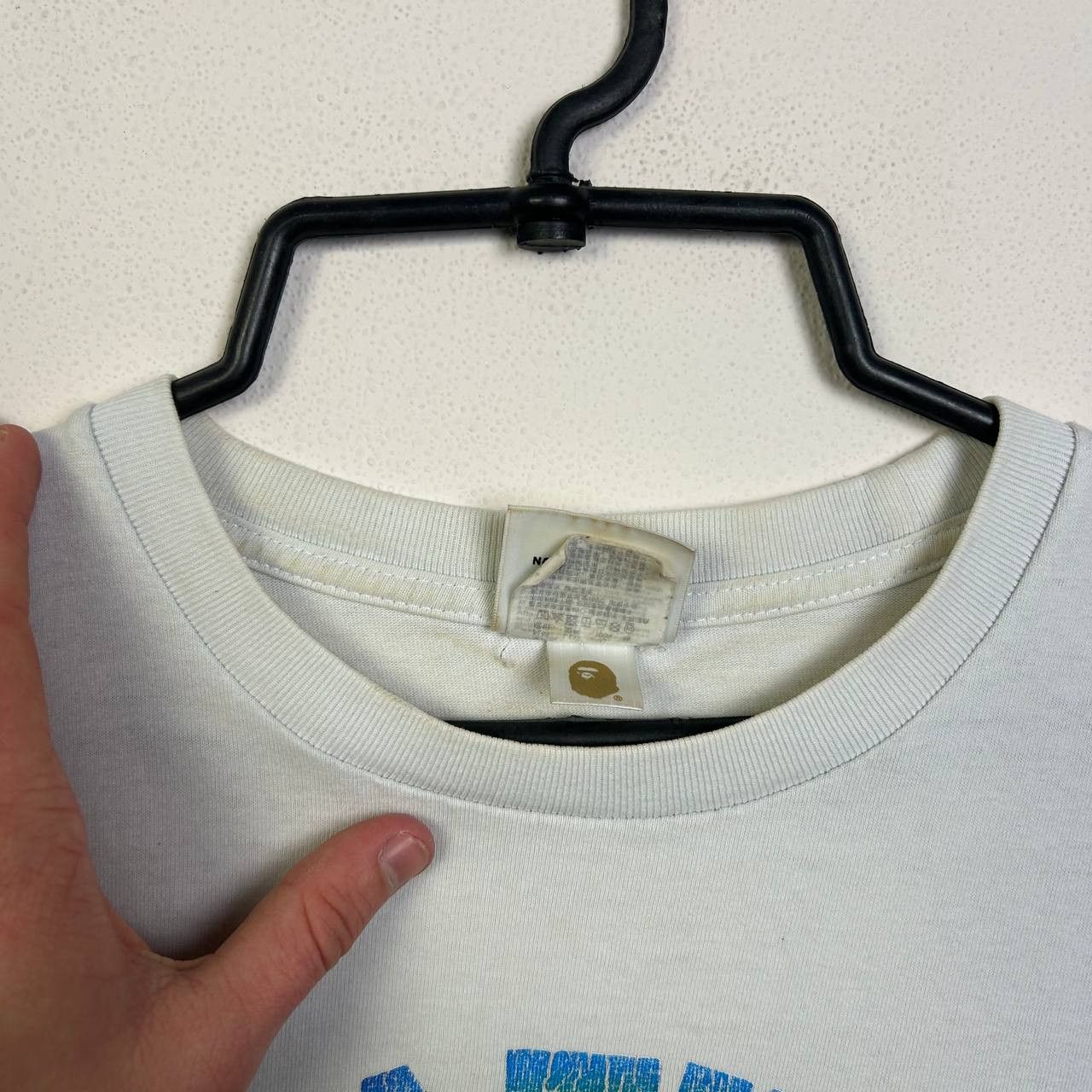 Bape Luxury Bape A Bathing Ape big logo designer y2k tee Size US L / EU 52-54 / 3 - 7 Thumbnail