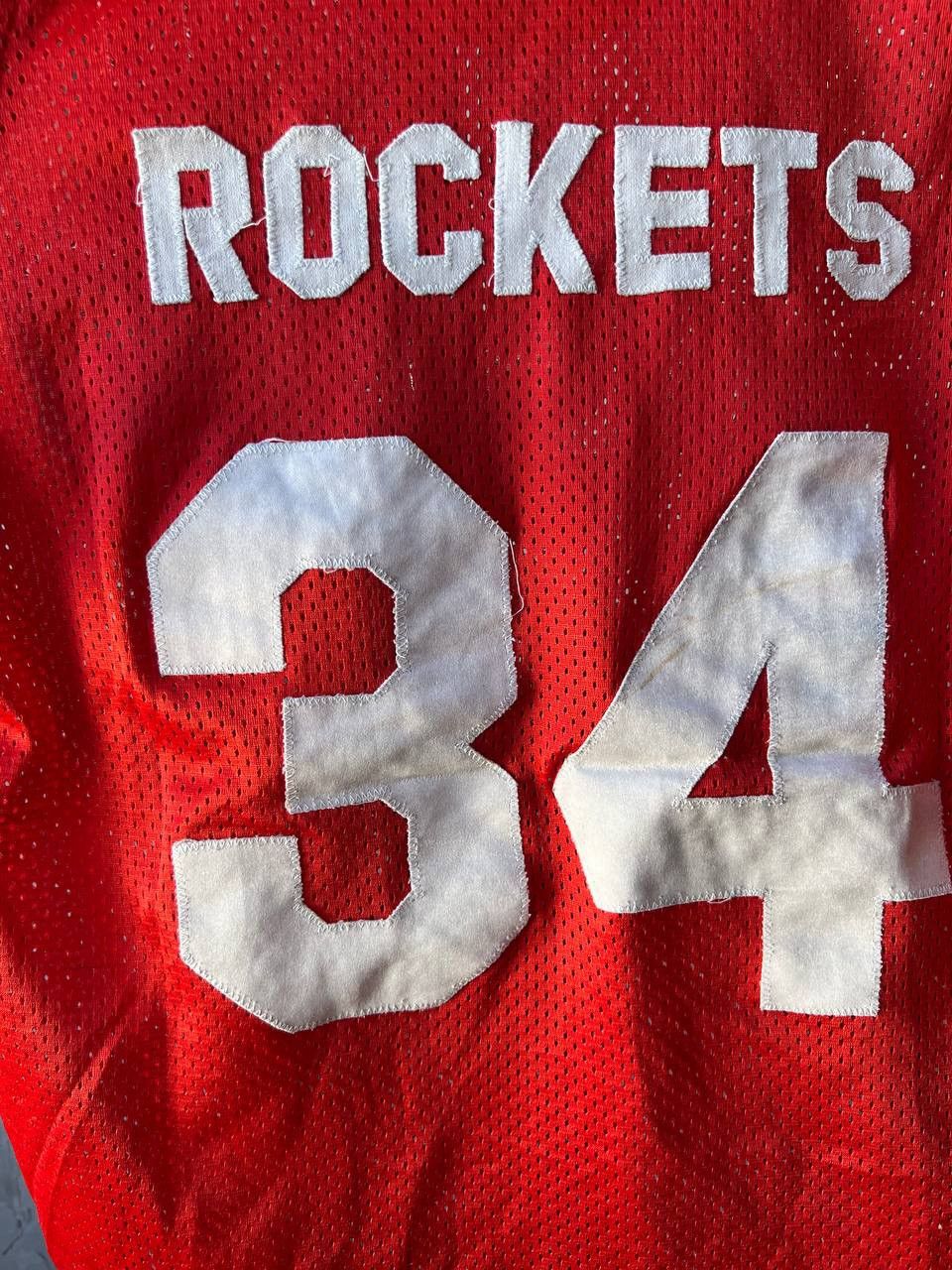 VERY RARE! 1970/80 HOUSTON ROCKETS #34 SPALDING JERSEY SZ S