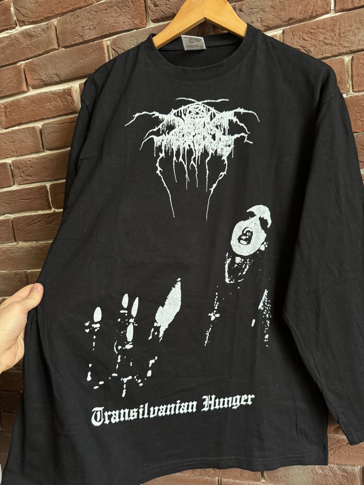 Band Tees Darkthrone Transylvanian hunger Vintage Black Metal Band TEE Size US XL / EU 56 / 4 - 3 Thumbnail