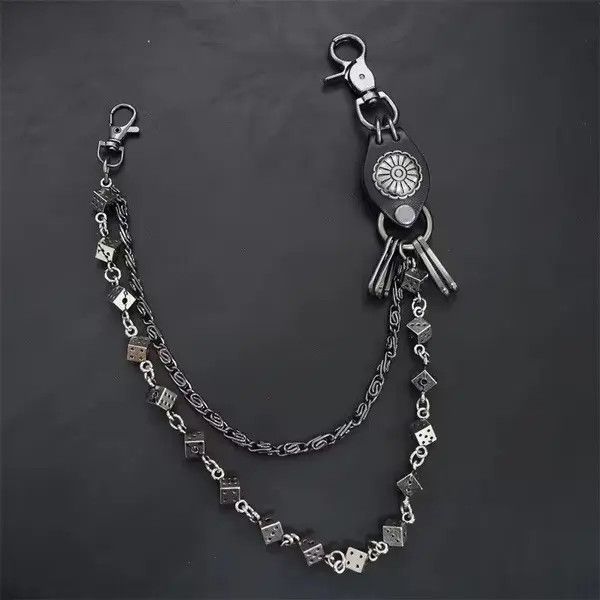 Jewelry Dice Chain Wallet Belt Chain Trousers Pants and jeans Size ONE SIZE - 2 Thumbnail