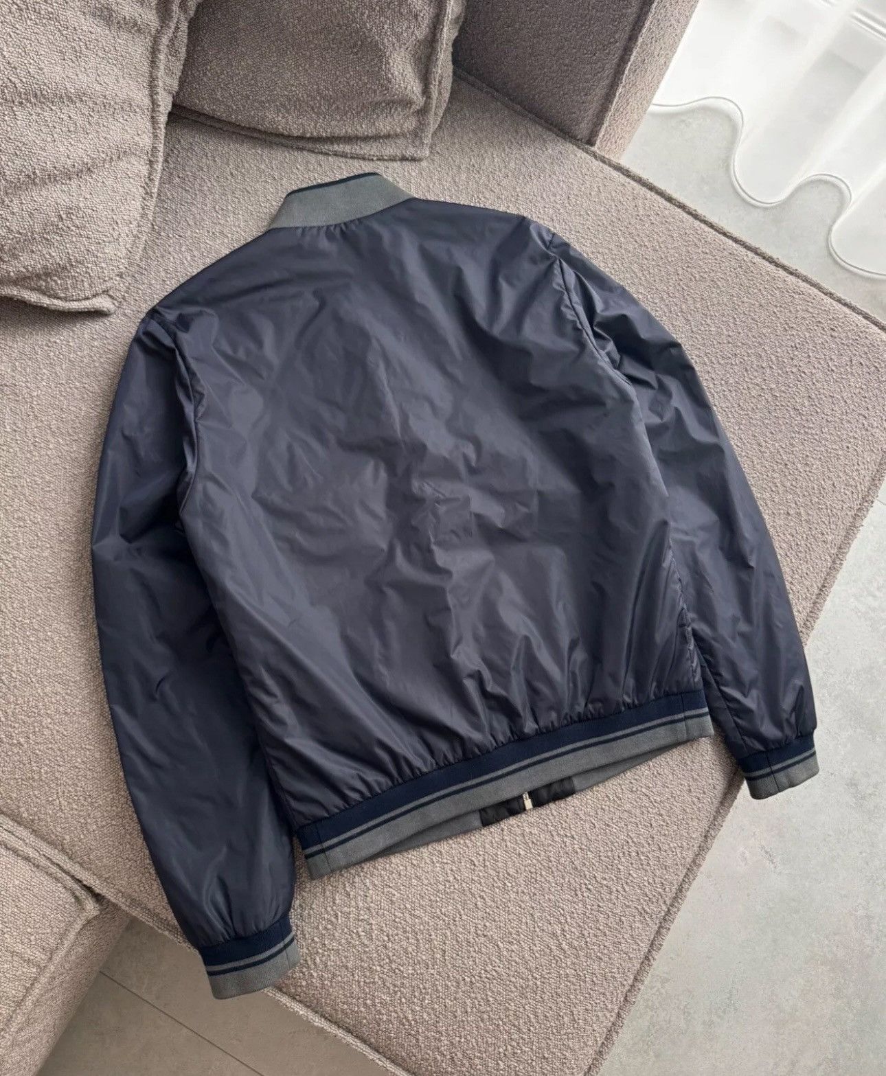 Dolce & Gabbana Men's DOLCE&GABBANA Luxury Bomber Jacket Navy RARE 50 US40 M Size US M / EU 48-50 / 2 - 9 Thumbnail