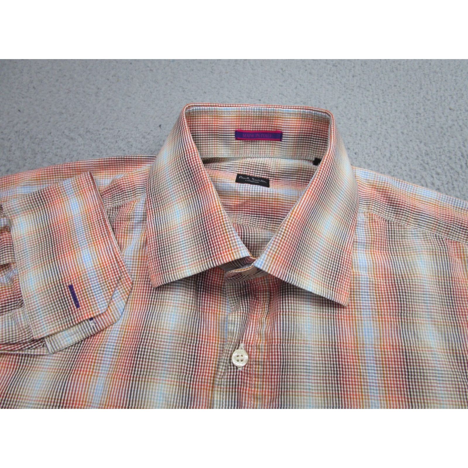 Paul Smith Paul Smith Button-Up Shirt Mens Large Multicolor Plaid Casual Cotton Long Sleeve Mens Size US L / EU 52-54 / 3 - 3 Thumbnail