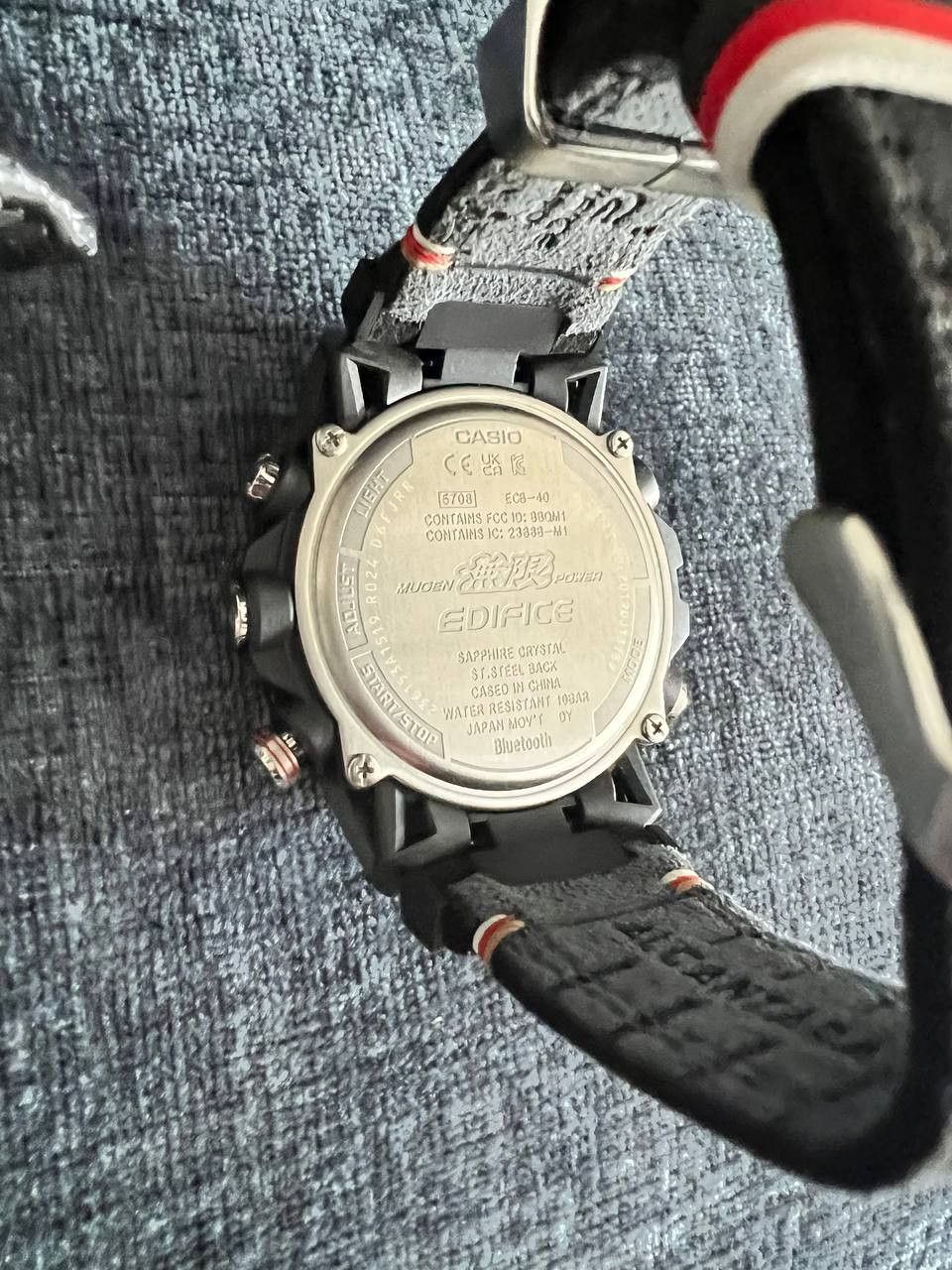 Casio Casio EDIFICE MUGEN ECB-40MU-1A 48mm Black Carbon Size ONE SIZE - 3 Thumbnail