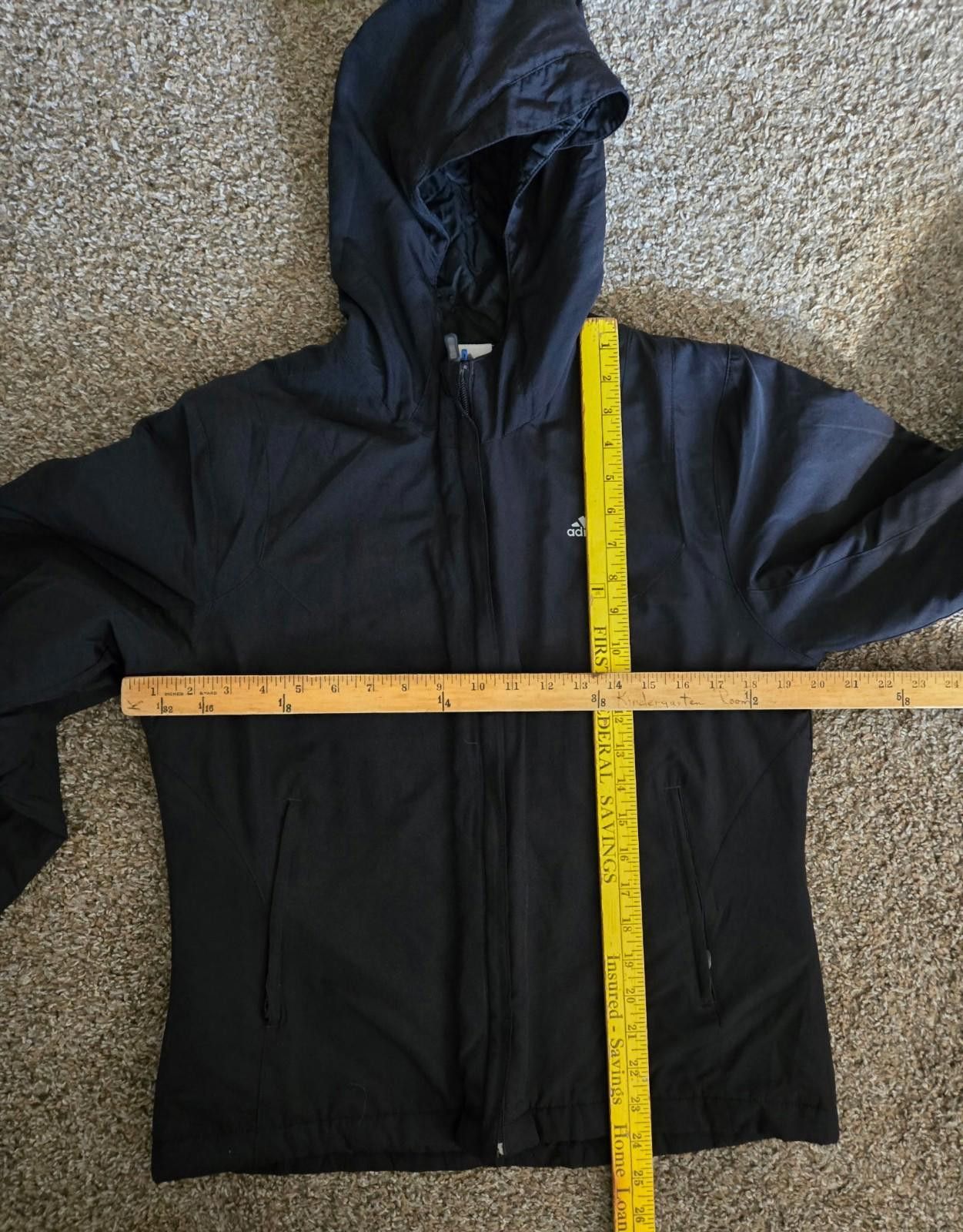 Adidas ADIDAS Men’s Black Climawarm Full Zip Hooded Jacket Size M Size US M / EU 48-50 / 2 - 2 Thumbnail