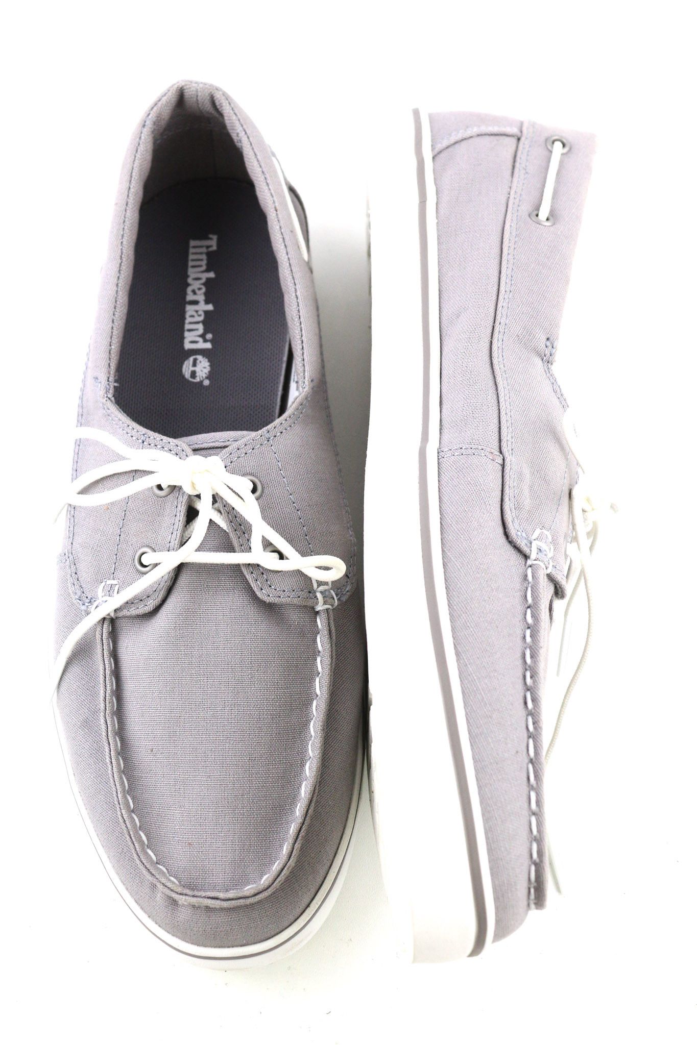 Timberland A253M-A44118 EU43/44 Grey Textile Low-Top Loafers 81135 Size US 10.5 / EU 43-44 - 6 Thumbnail