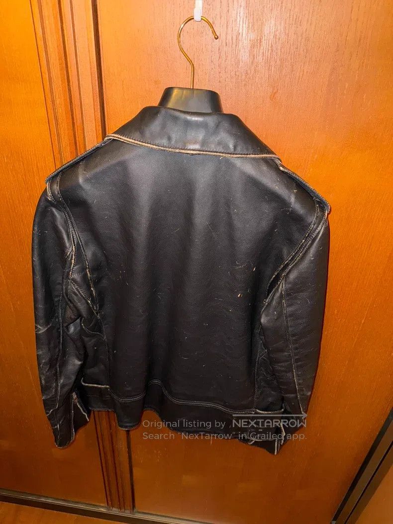 Schott Schott Cable-stayed locomotive leather coat PER70 Size US M / EU 48-50 / 2 - 3 Thumbnail