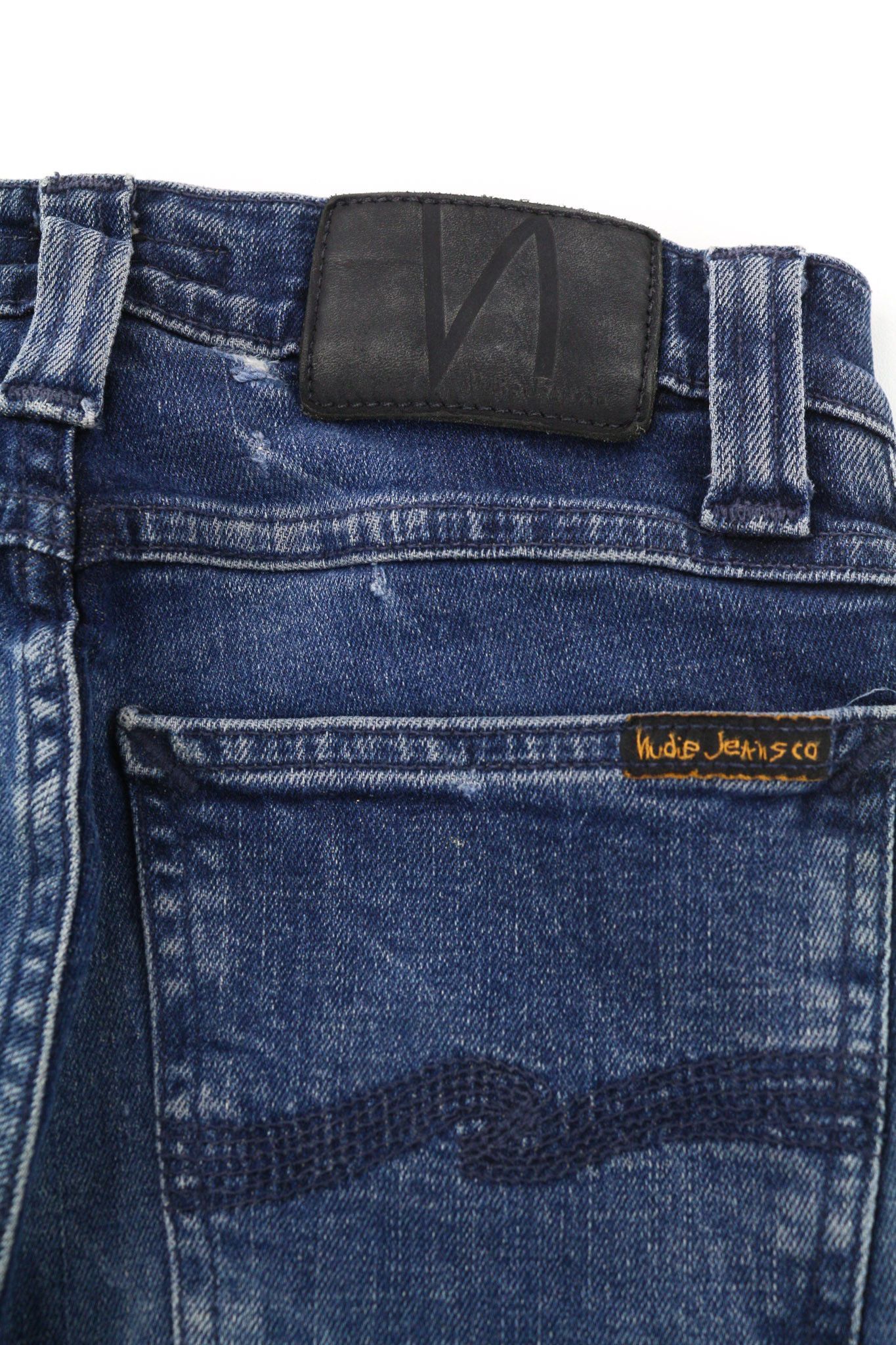 Nudie Jeans HIGH KAI W24/L30 Slim Fit Blue Cotton Stretch 80625 Size 24" / US 00 / IT 34 - 11 Thumbnail
