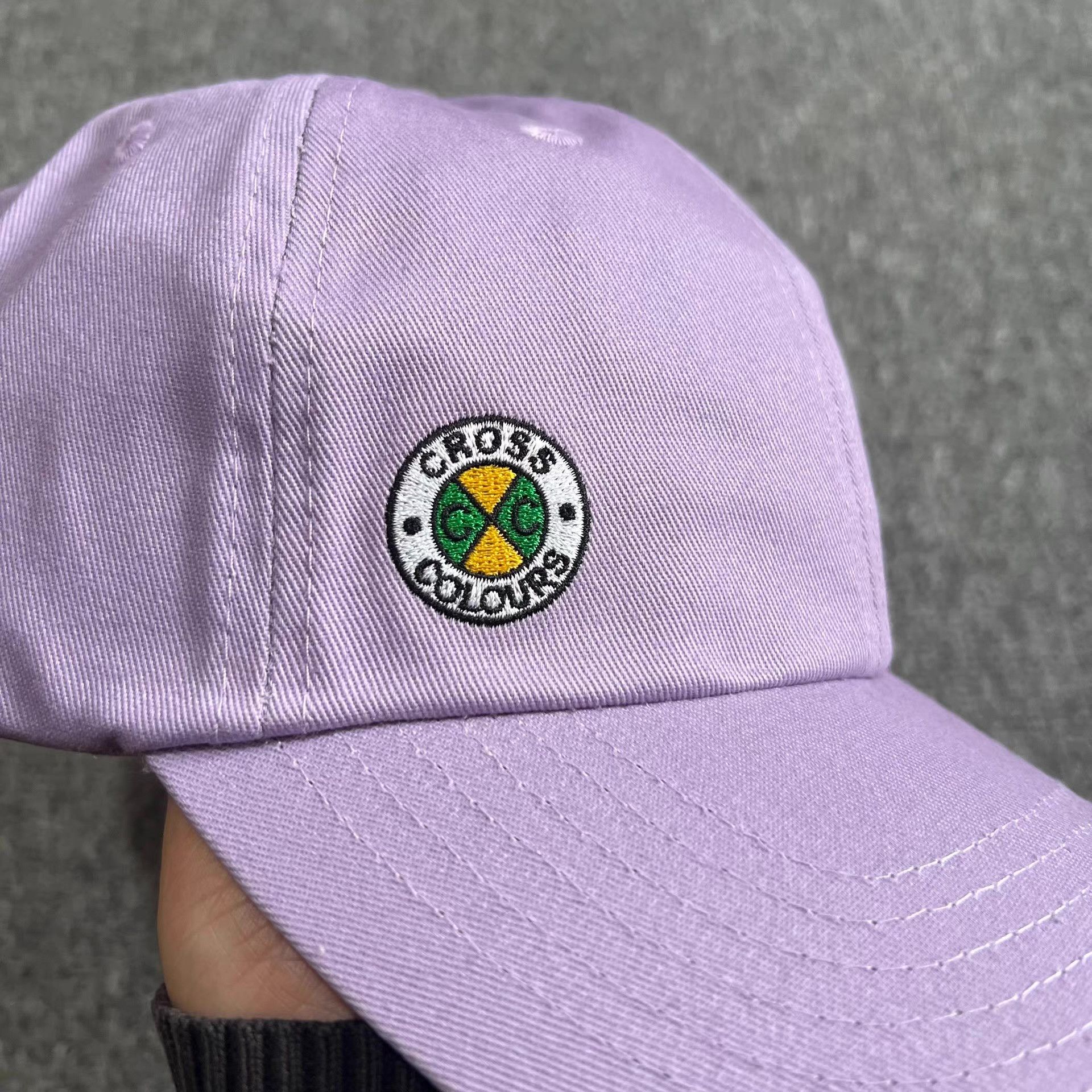 Cross Colours Cross Colours Embroidered Curved Brim Baseball Cap Q7 Size ONE SIZE - 2 Thumbnail