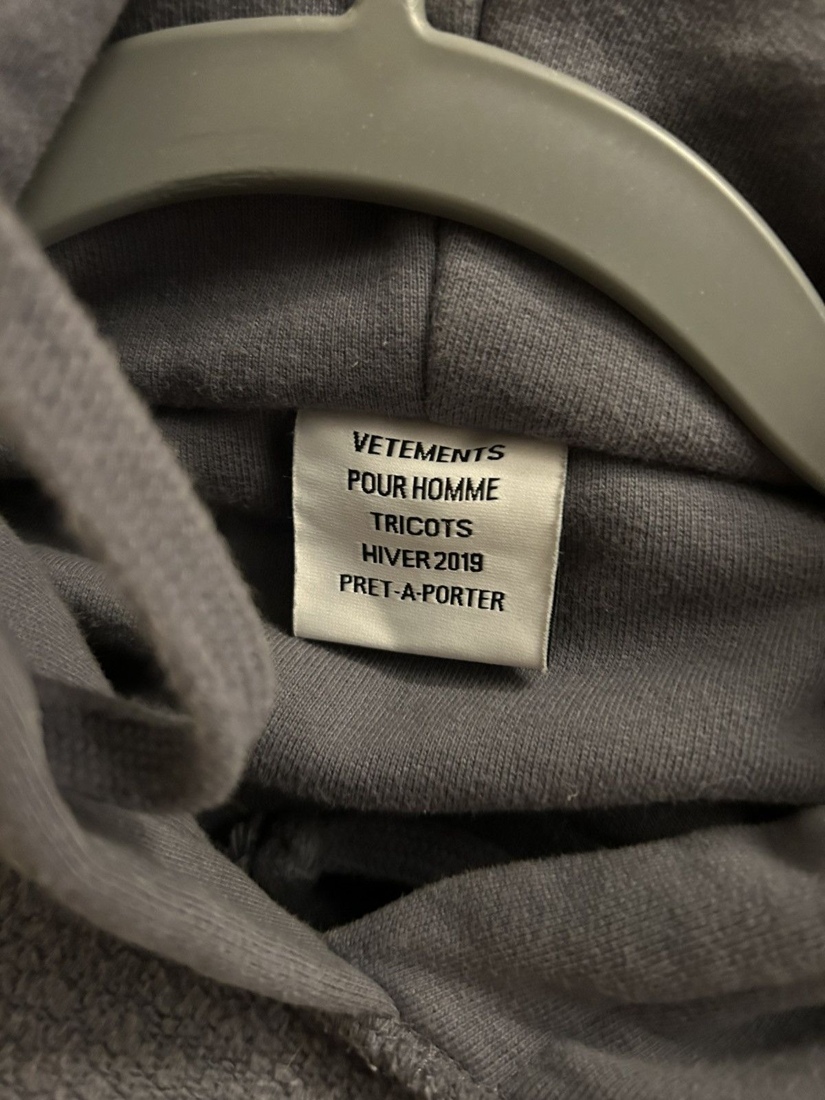 Vetements Vetements A/W 2018 Inside Out Shark Hoodie Size US L / EU 52-54 / 3 - 4 Thumbnail