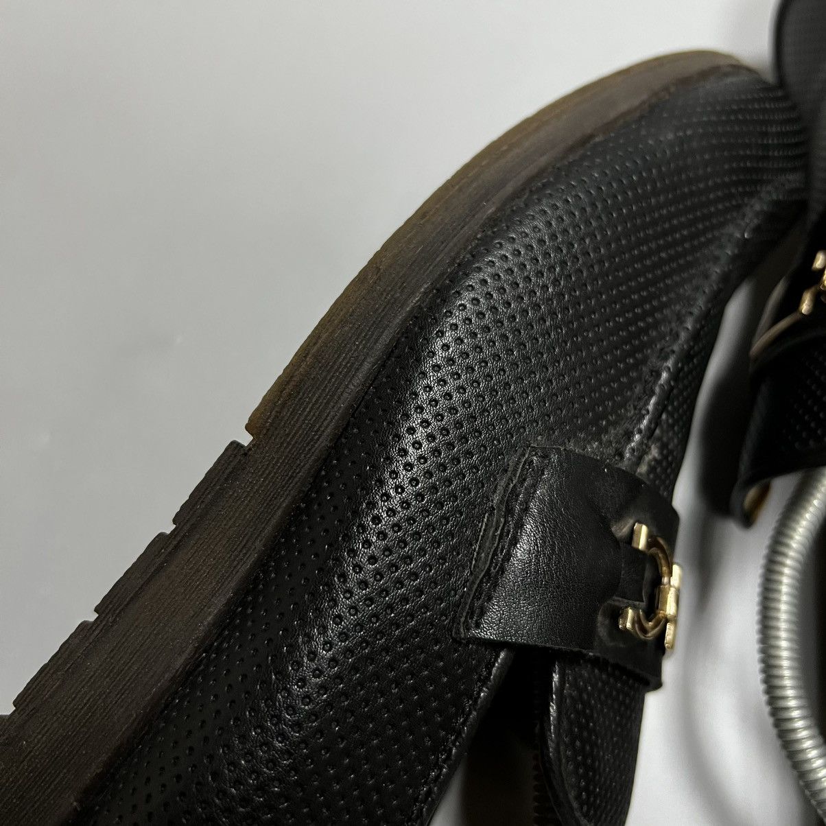 Giuseppe Zanotti Giuseppe Zanotti Leather Slip-on Black Shoes Size US 7 / EU 40 - 6 Thumbnail