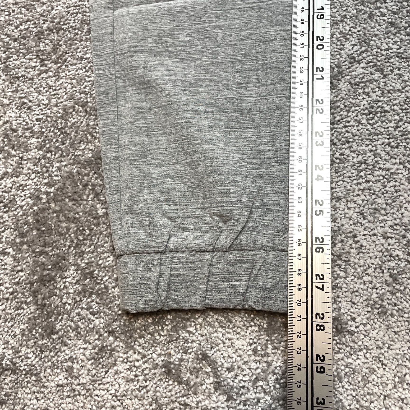 Vintage Coreio Pants Womens S Light Gray Elastic Waist Ankles Zip Pocket New NWT Size 28" / US 6 / IT 42 - 7 Thumbnail