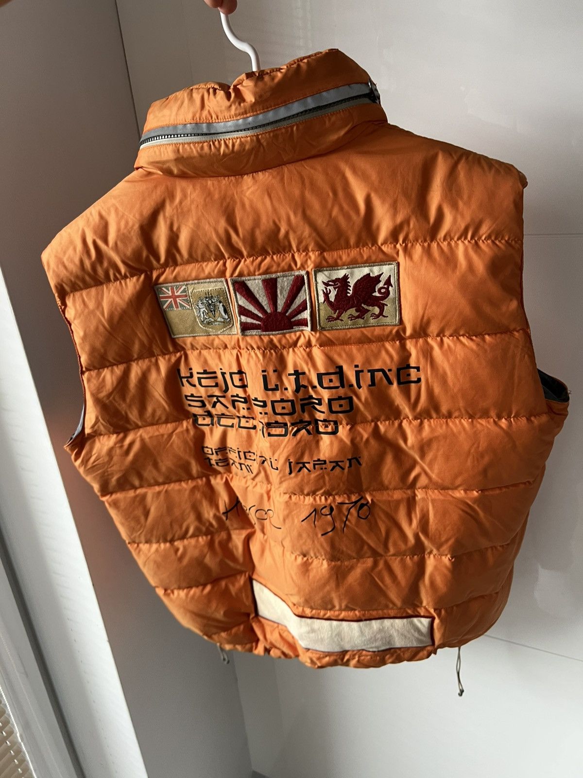 Vintage Vintage Kejo Gaijin Limited Big Logo Goose Down Puffer Vest Size US M / EU 48-50 / 2 - 2 Thumbnail