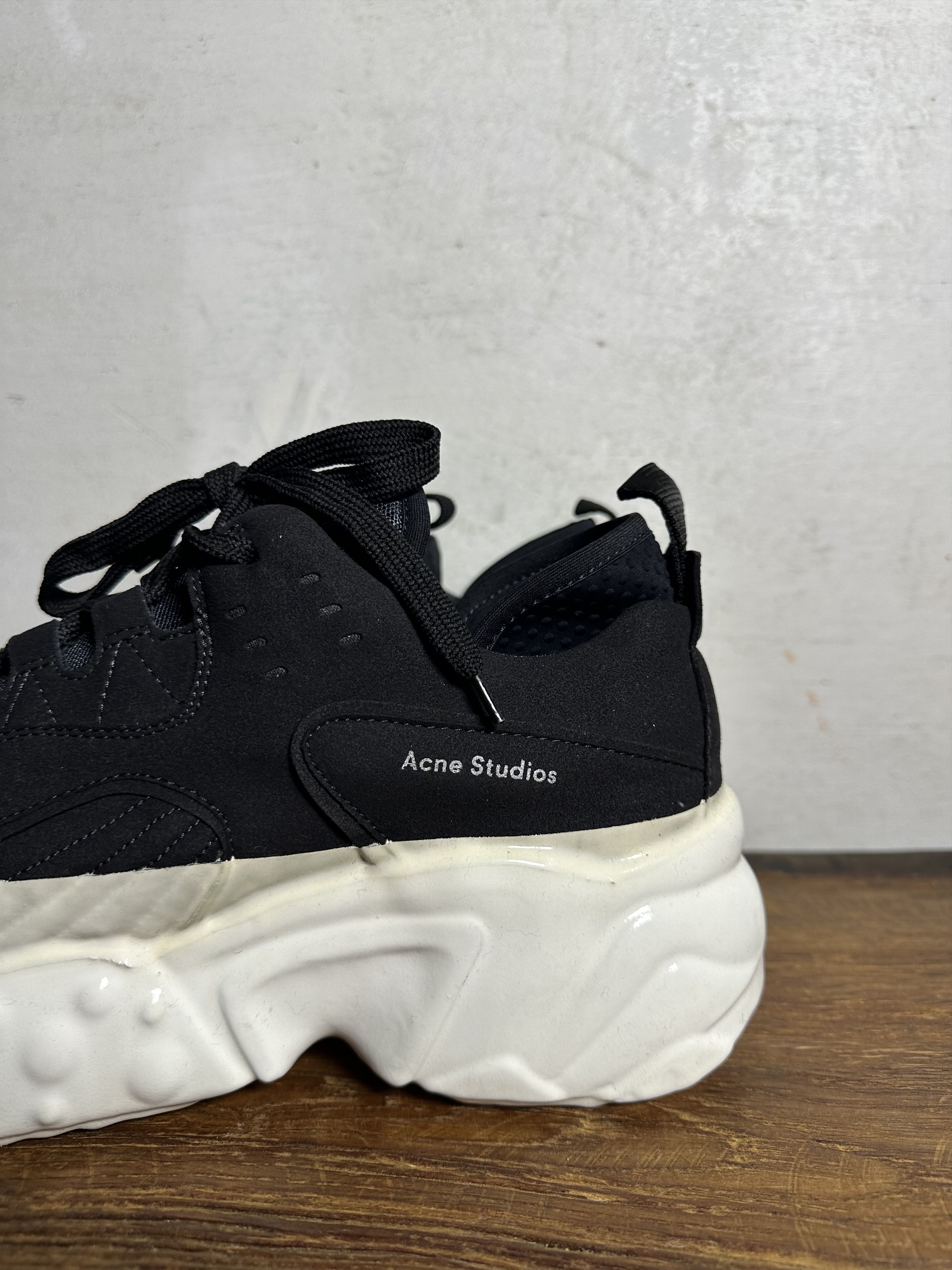 Acne Studios ACNE STUDIOS Black Rockaway Sneakers With Patent Sole Size US 11 / EU 44 - 7 Thumbnail