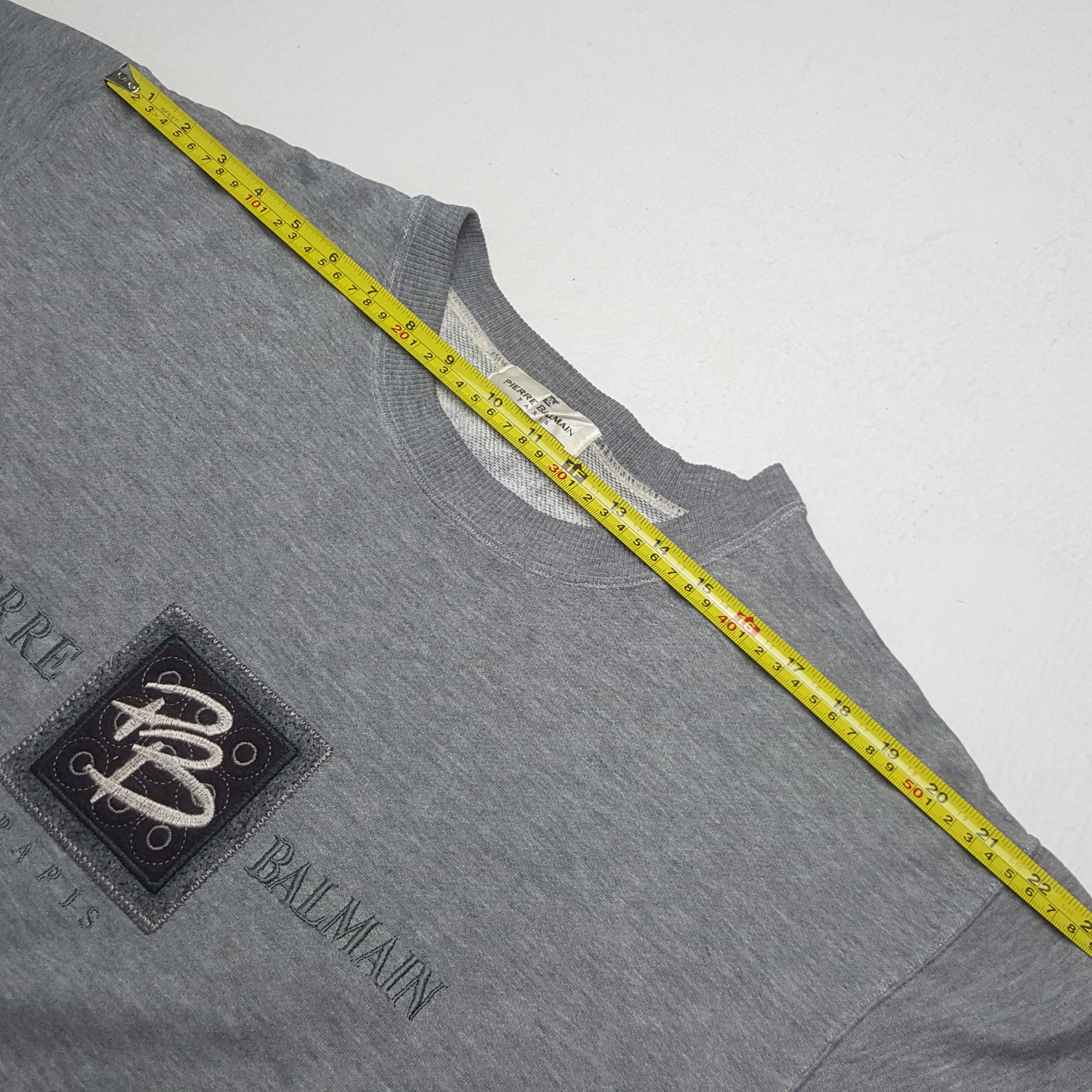 Pierre Balmain × Vintage Vintage Pierre Balmain Paris Sweatshirt Size US L / EU 52-54 / 3 - 5 Thumbnail