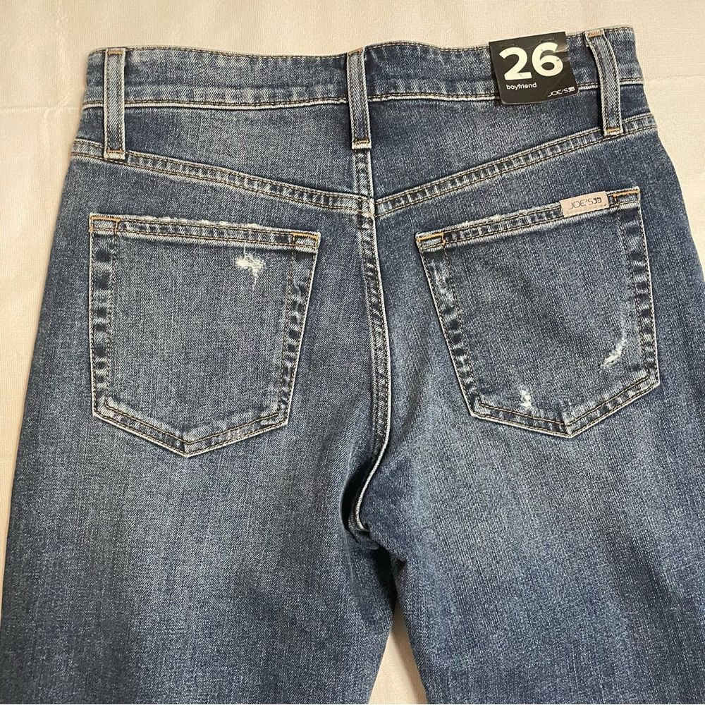 Joe's NWT New $189 Joe's Boyfriend Rolled Hem Jeans Size 26 Size 26" / US 2 / IT 38 - 8 Thumbnail