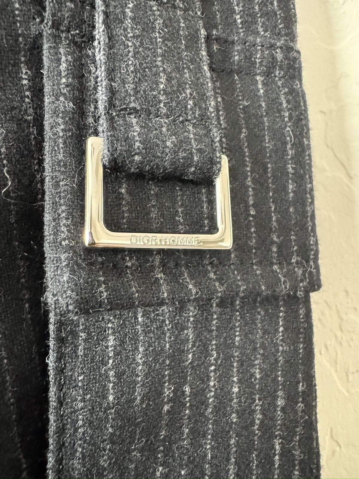 Dior DELETING FINAL $1000 Dior Navy Pinstripe Cargo Wool Pants Size US 30 / EU 46 - 8 Thumbnail