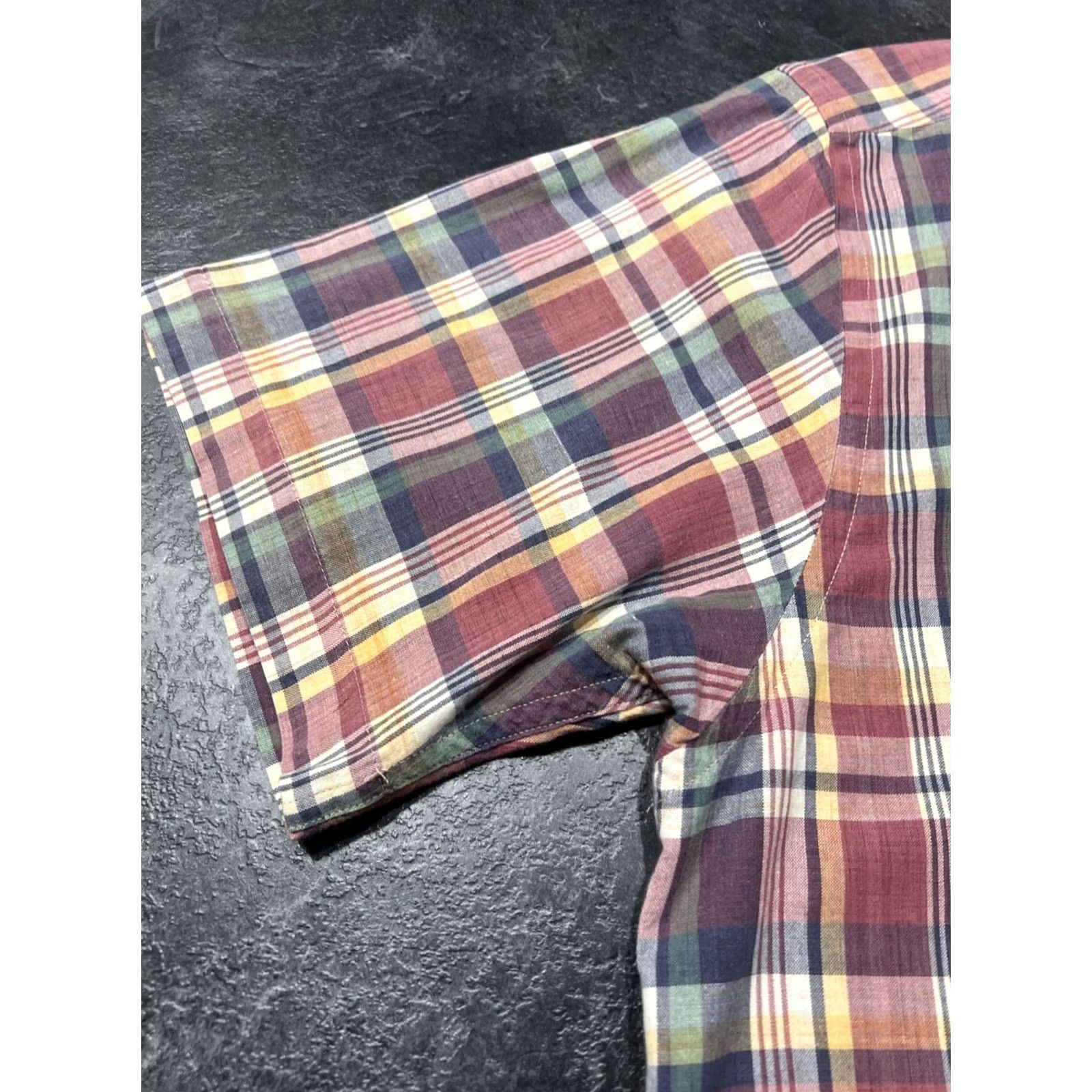 Pendleton Pendleton Shirt Short Sleeve Men XL Rust Green Plaid Button-Down Button-Up 100% Cotton Multicolor Size US XL / EU 56 / 4 - 5 Thumbnail