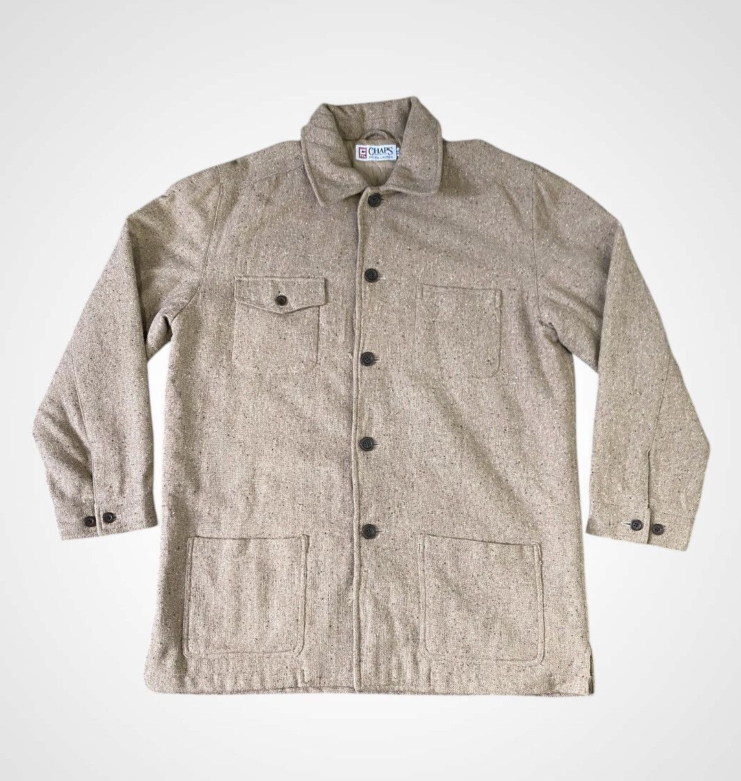 Chaps Ralph Lauren Vintage Chaps Ralph Lauren Wool Chore Jacket Size US L / EU 52-54 / 3 - 3 Thumbnail