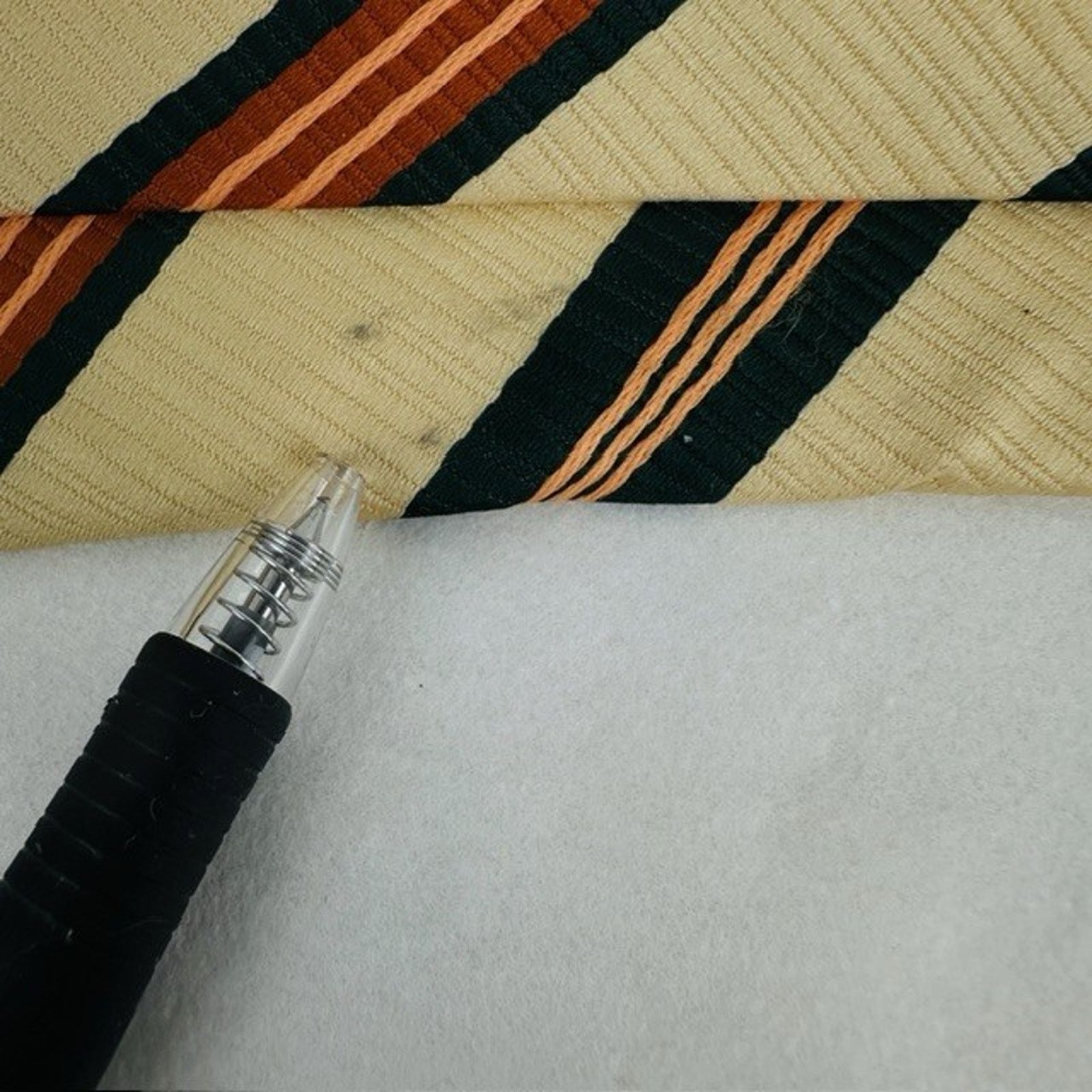 Other Johnny Carson Necktie Yellow w/Stripes 55" Grandpacore VTG Size ONE SIZE - 6 Thumbnail