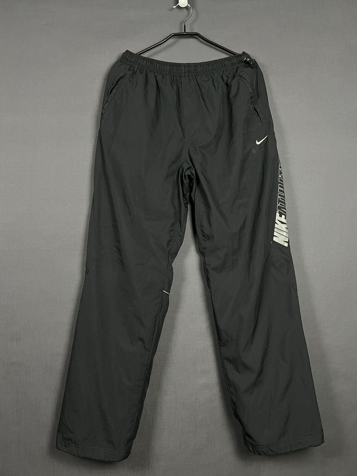 Other Nike Athletic 72 Track Pants Size M Black Logo Side Zip Size US 34 / EU 50 - 1 Thumbnail