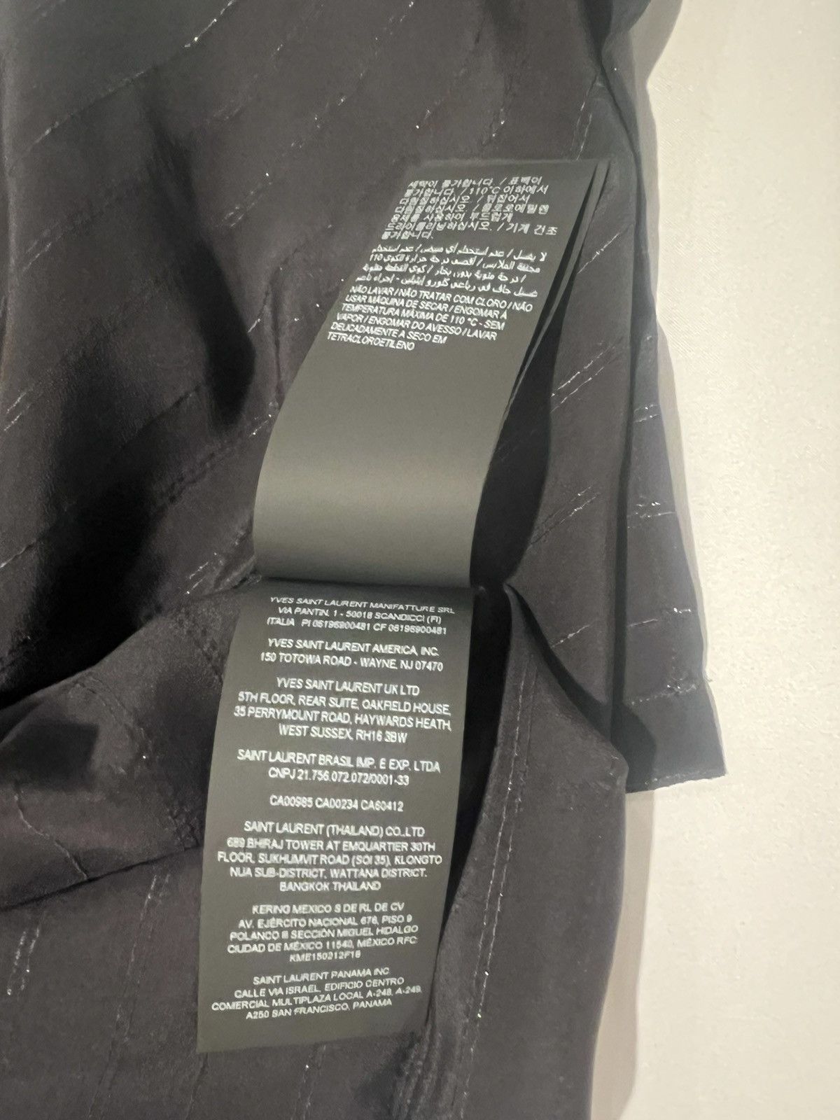 Saint Laurent Paris Saint Laurent men’s silk shirt. 40/M.$1690 Size US M / EU 48-50 / 2 - 11 Thumbnail