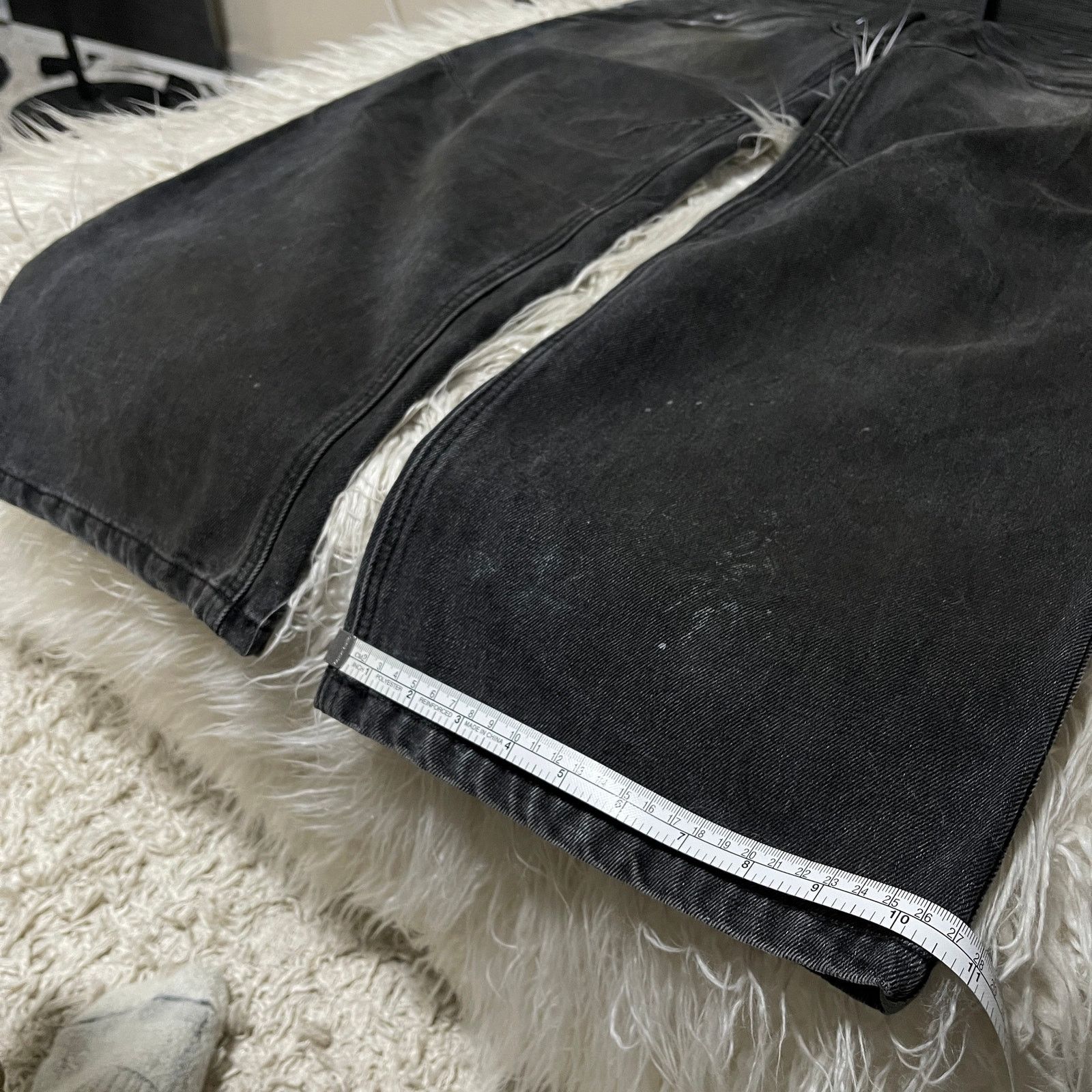Other Balenciaga Style Vintage Painted Baggy Wide-leg Denim Jeans Size US 30 / EU 46 - 8 Thumbnail