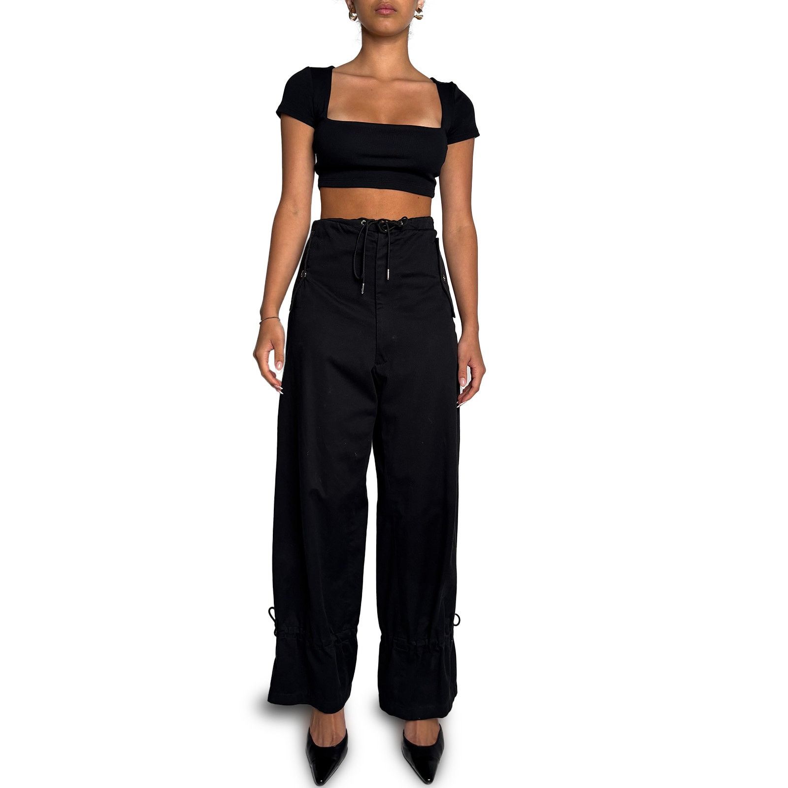 Dion Lee Black Cargo Pants Size 26" / US 2 / IT 38 - 2 Thumbnail