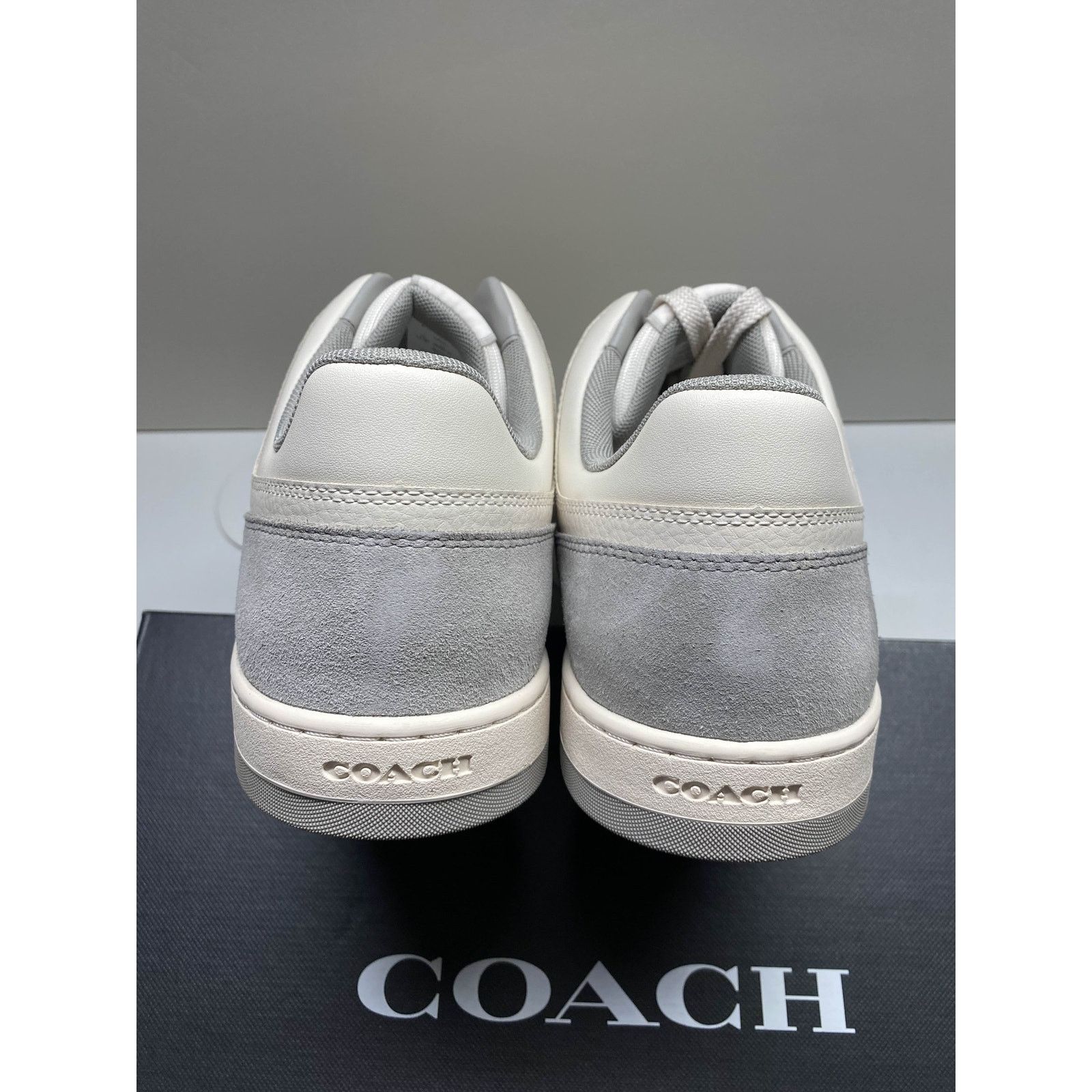 Coach Coach C201 Leather Sneakers Chalk Dove Gray Size 11.5D Size US 11.5 / EU 44-45 - 5 Thumbnail