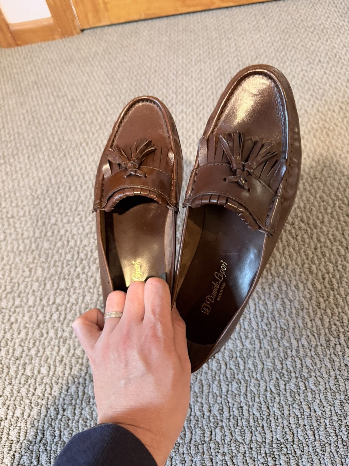 Other D. Lepori Brown Leather Tassel Loafer - Unlined Size US 8 / EU 41 - 6 Thumbnail