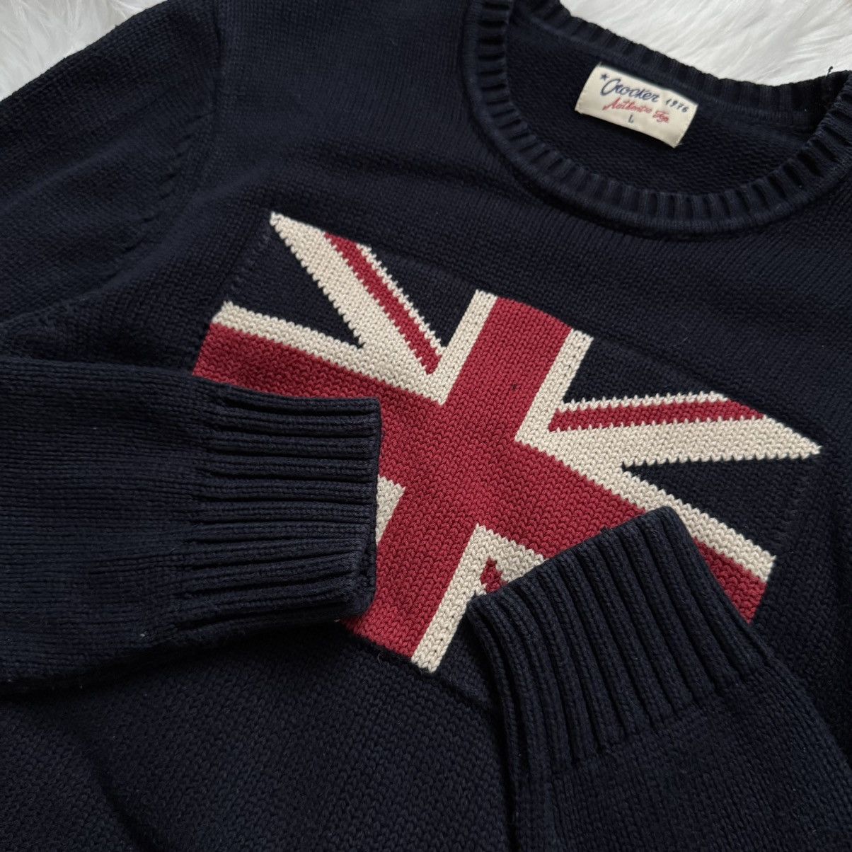 Hysteric Glamour 📌 Vintage Y2K British Flag Hysteric Glamour Vibe Sweater Size US L / EU 52-54 / 3 - 6 Thumbnail