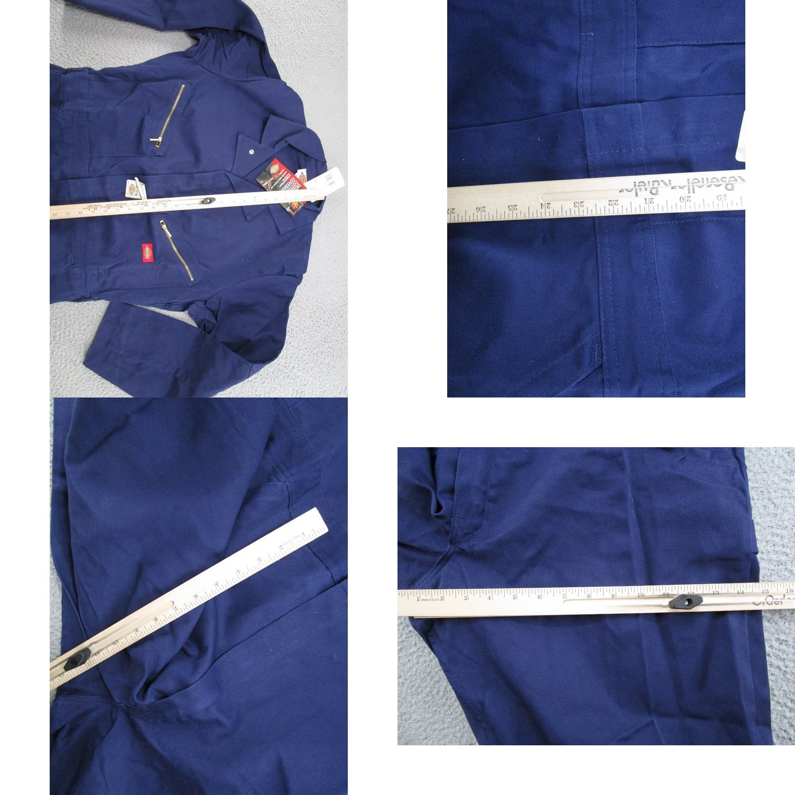 Dickies VINTAGE Dickies Navy Blue Boiler Suit Mens Coveralls JumpSuit 46 NEW Retro 90s Workwear Size US 30 / EU 46 - 9 Thumbnail