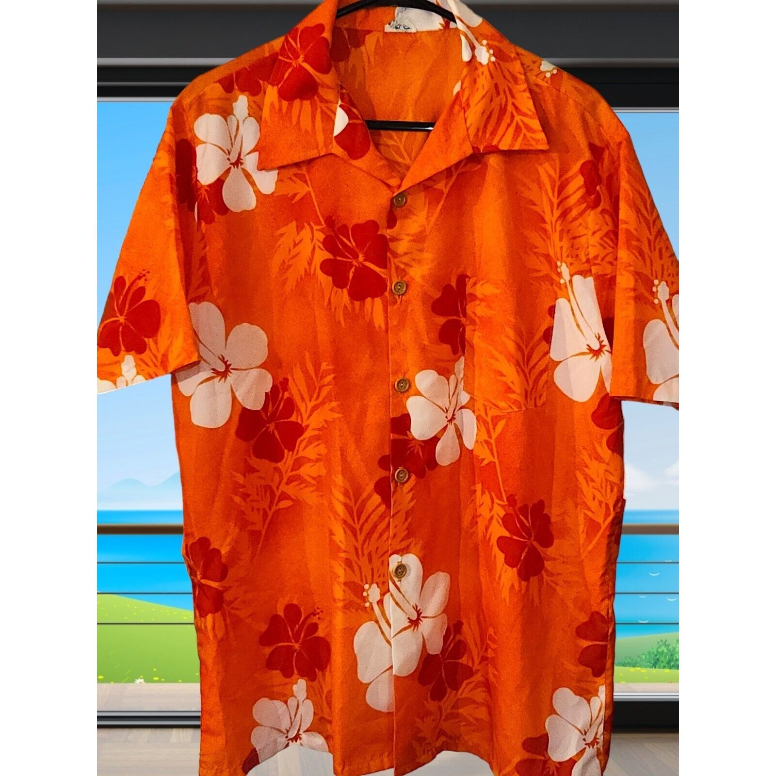 Vintage Vintage Big Sur Hawaiian Shirt 70s Polyester Mens L Loud Or Size US L / EU 52-54 / 3 - 3 Thumbnail