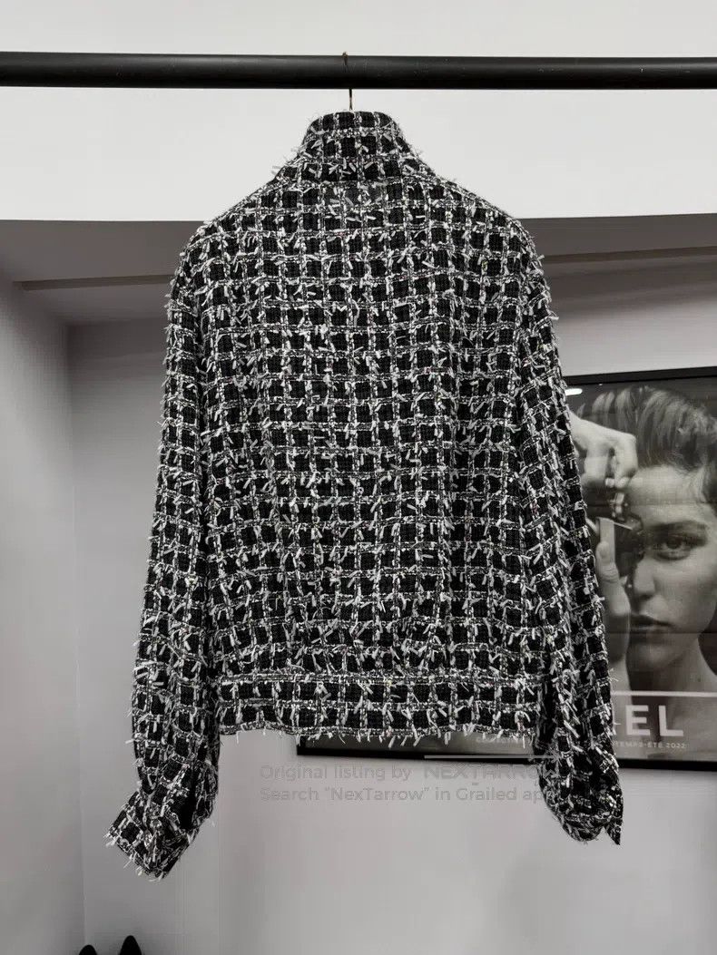 Chanel Chanel 23A tweed knitted coat Size XXS / US 00 / IT 34 - 3 Thumbnail