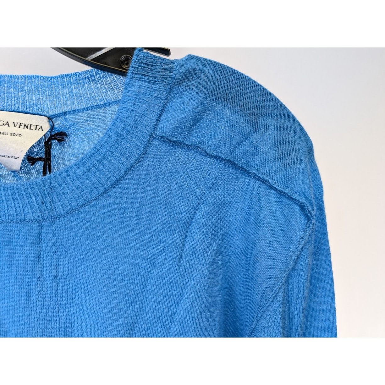 Bottega Veneta o1rshd1 Off Gauge Superfine Cashmere Sweater in Blue Size US L / EU 52-54 / 3 - 7 Thumbnail