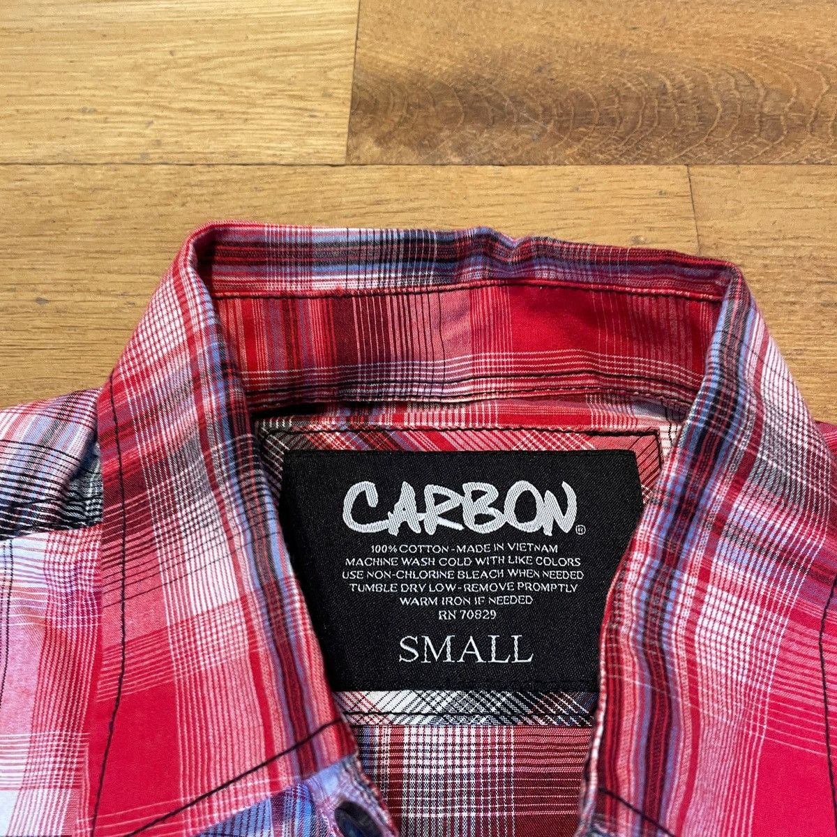 Carbon Carbon mens shirt Summer size S cotton Size US S / EU 44-46 / 1 - 3 Thumbnail