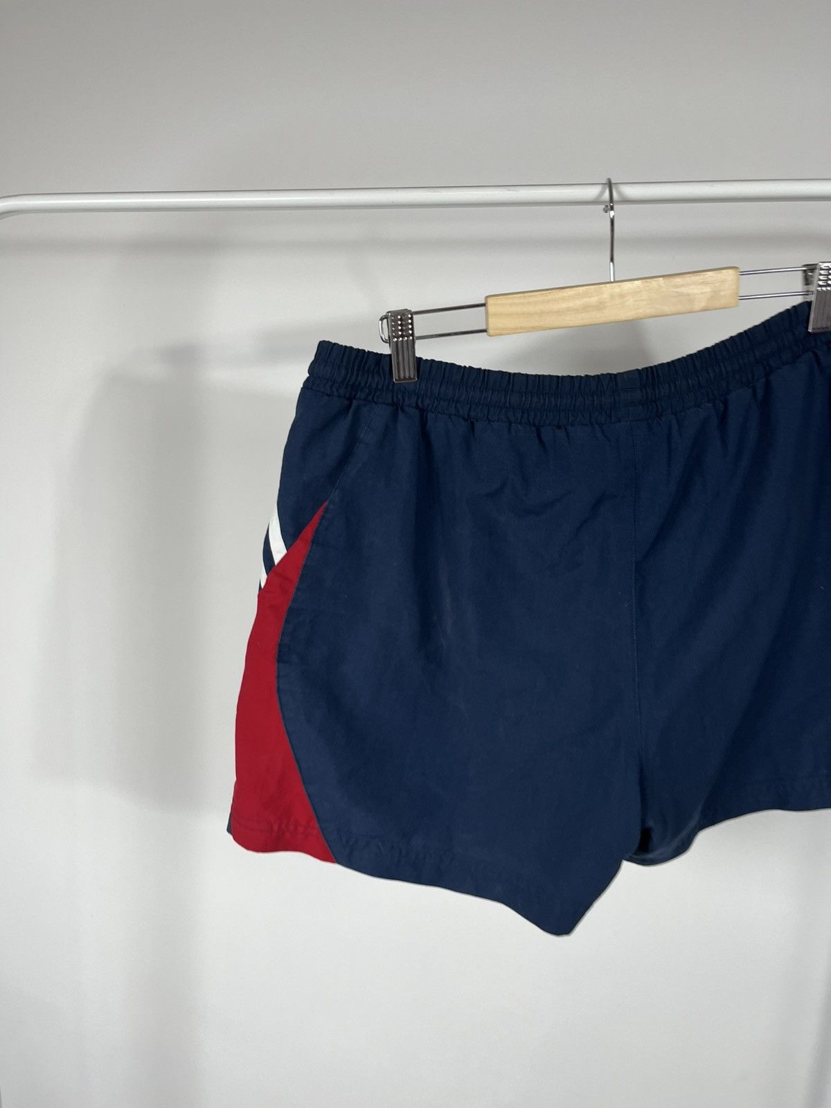 Adidas Vintage Adidas Swim Shorts Navy Red 3-Stripes Embroidered M Size US 32 / EU 48 - 11 Thumbnail