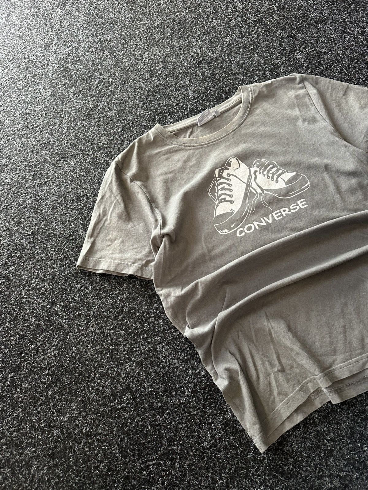 Converse × Vintage 🚨 VINTAGE CONVERSE ALL STAR VINTAGE BIG LOGO Y2K TEE RARE 00 Size US M / EU 48-50 / 2 - 2 Thumbnail