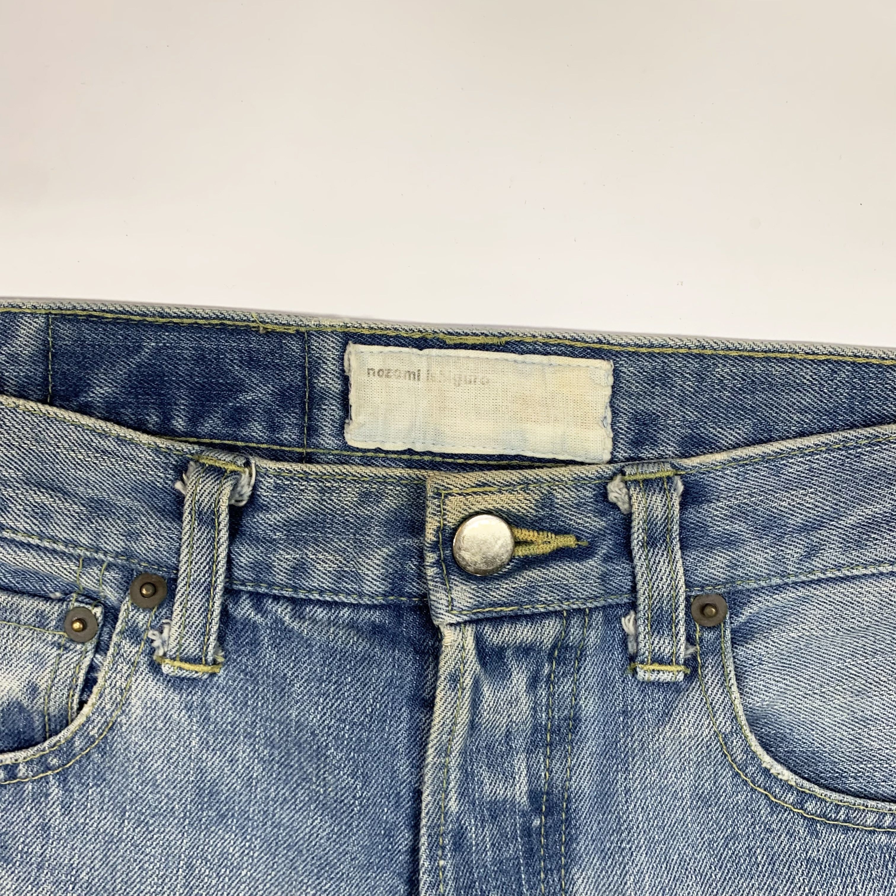 Nozomi Ishiguro Distressed Denim Jeans Size US 33 - 6 Thumbnail