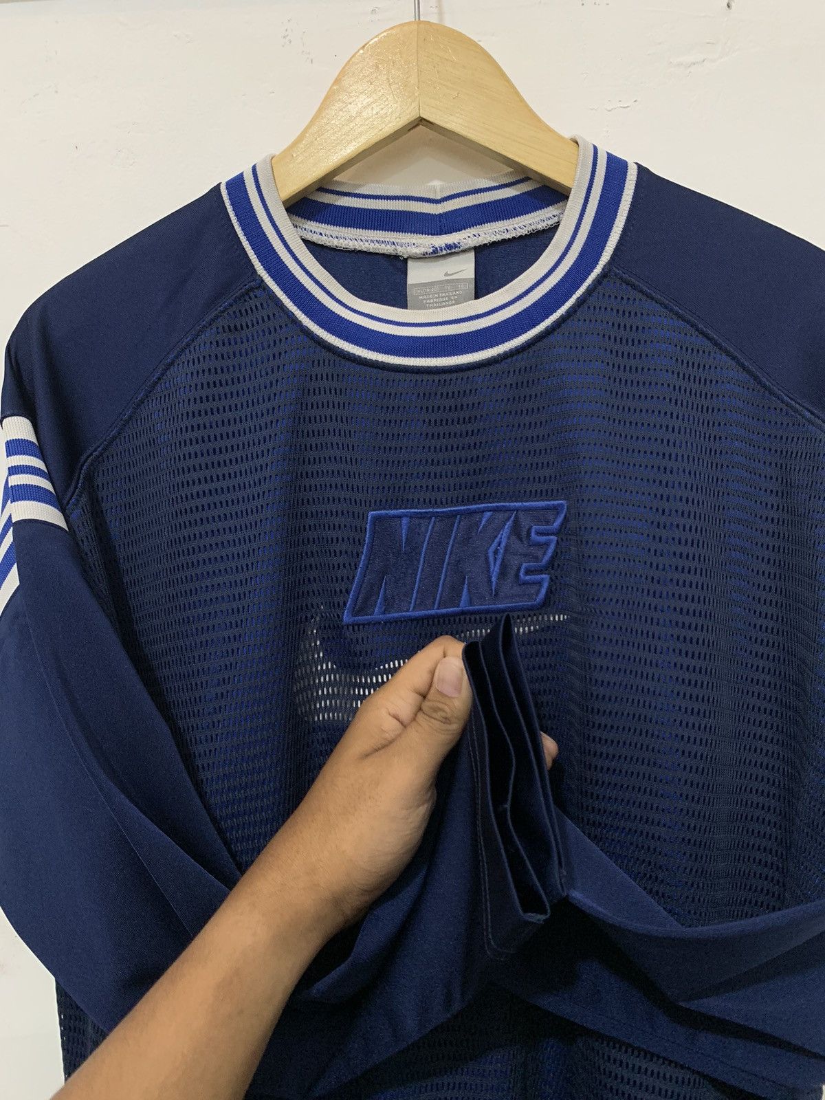 Nike × Vintage Vintage Y2K Nike longsleeve Size US XL / EU 56 / 4 - 3 Thumbnail