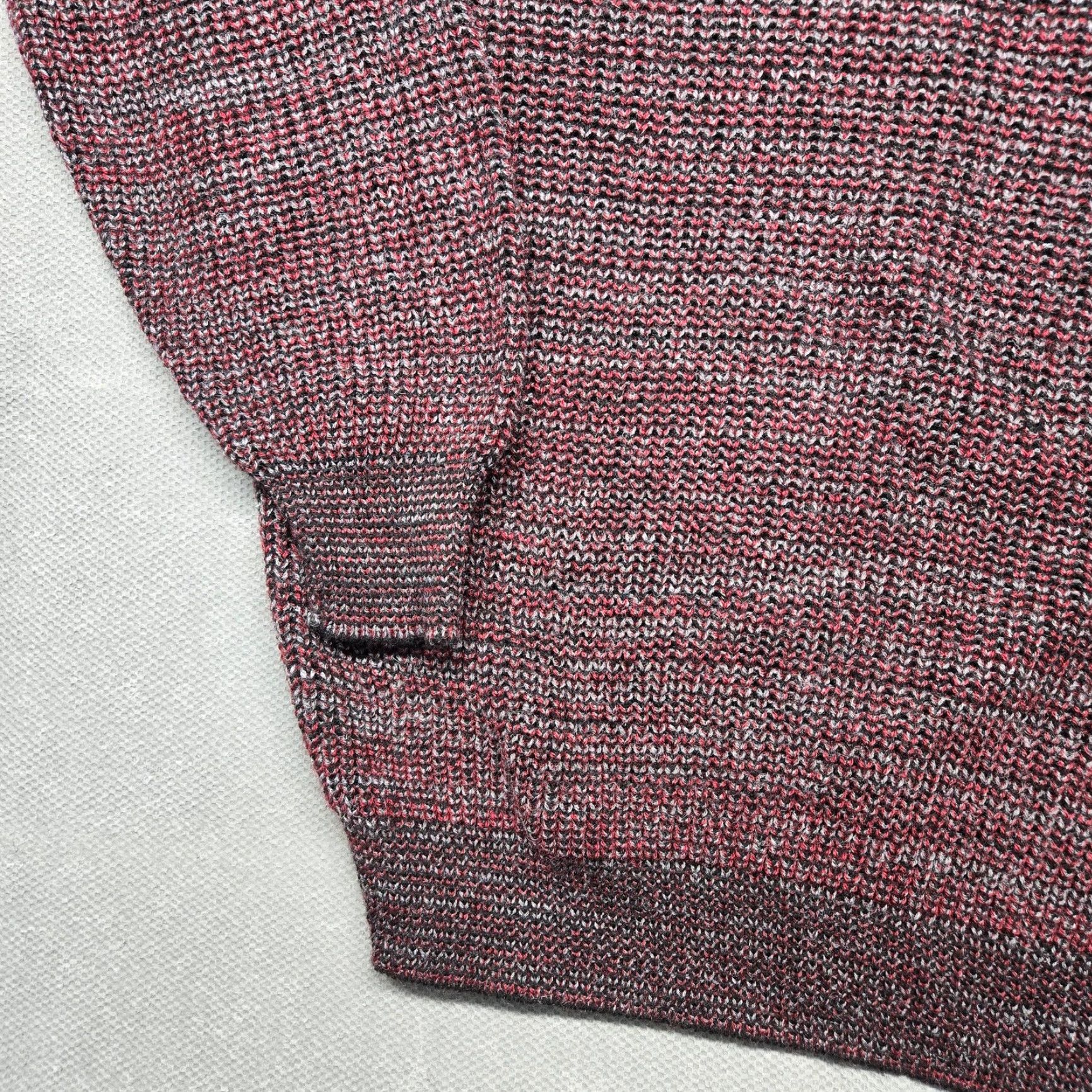 Vintage Pilgrim Sweater Mens L Red Chunky-Knit Crewneck Pullover Acrylic Made In USA Size US L / EU 52-54 / 3 - 5 Thumbnail